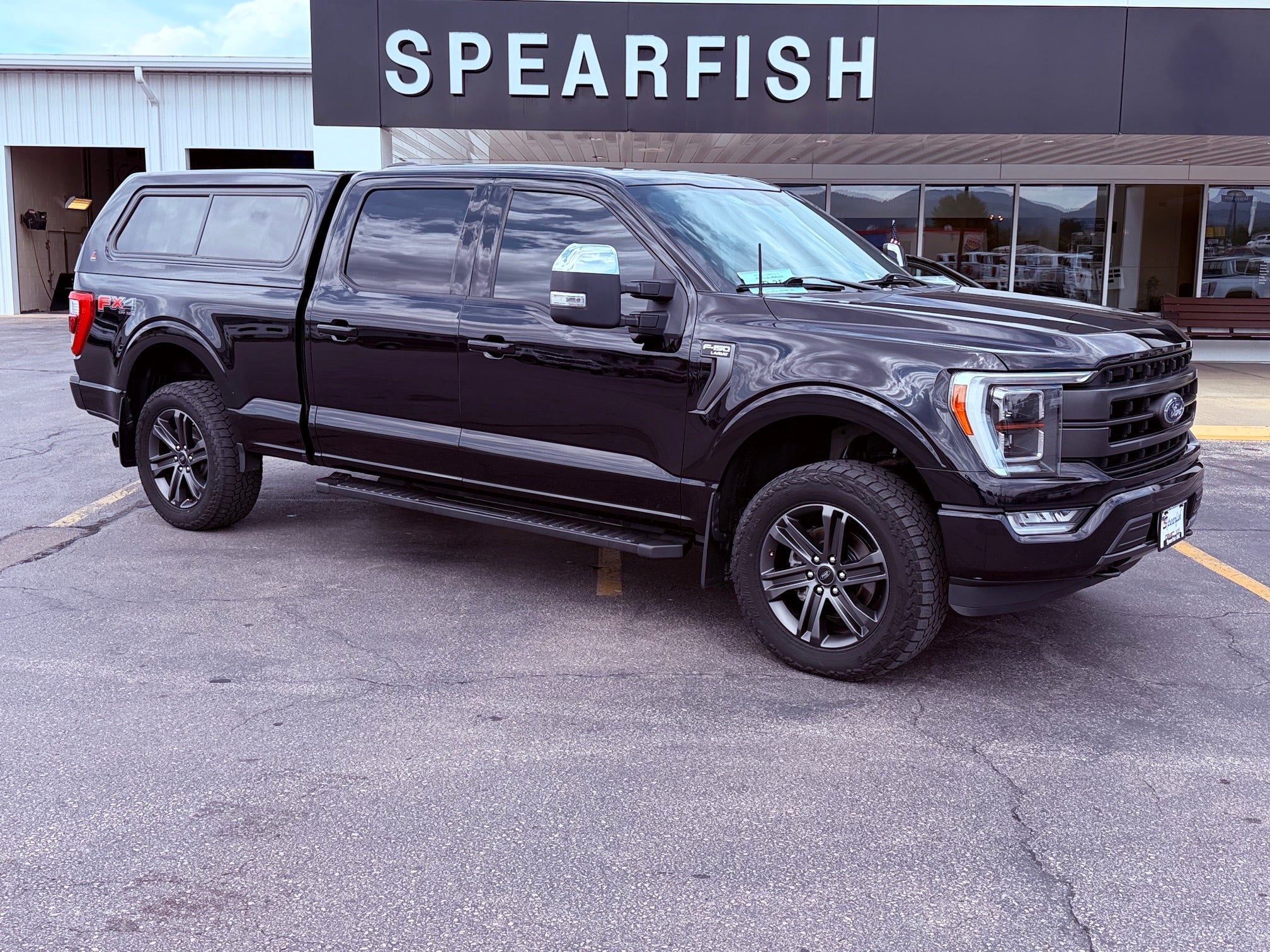 Black 2021 Ford F-150 Pickup Truck Four-Wheel Drive 10-Speed Automatic