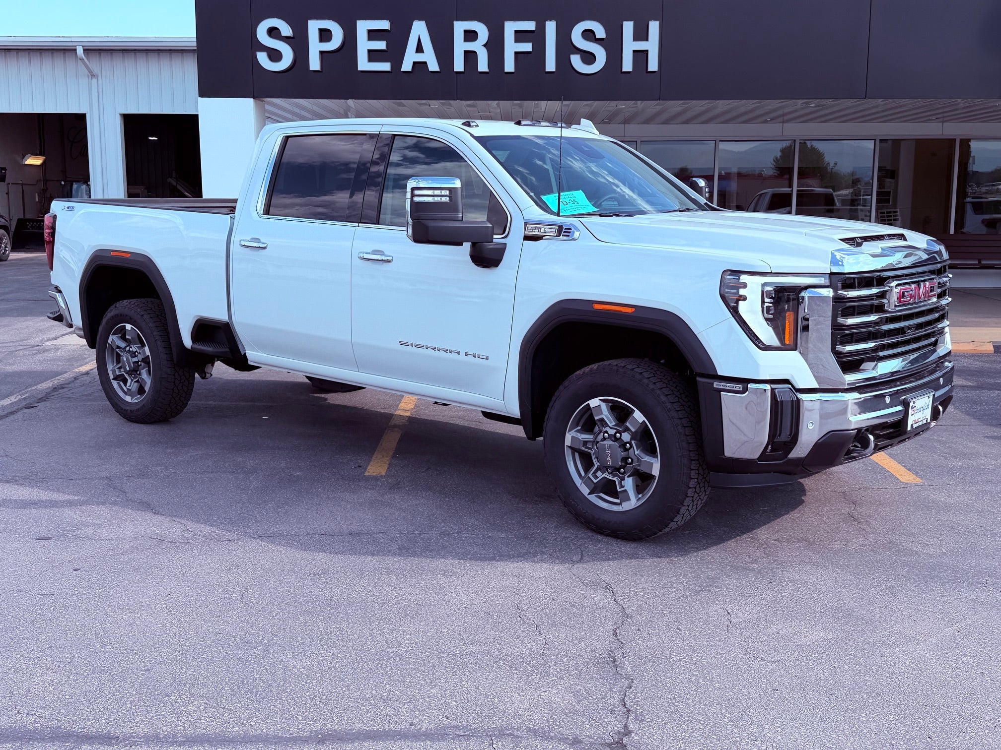 Summit White 2026 GMC Sierra 3500HD Pickup Truck Four-Wheel Drive Automatic