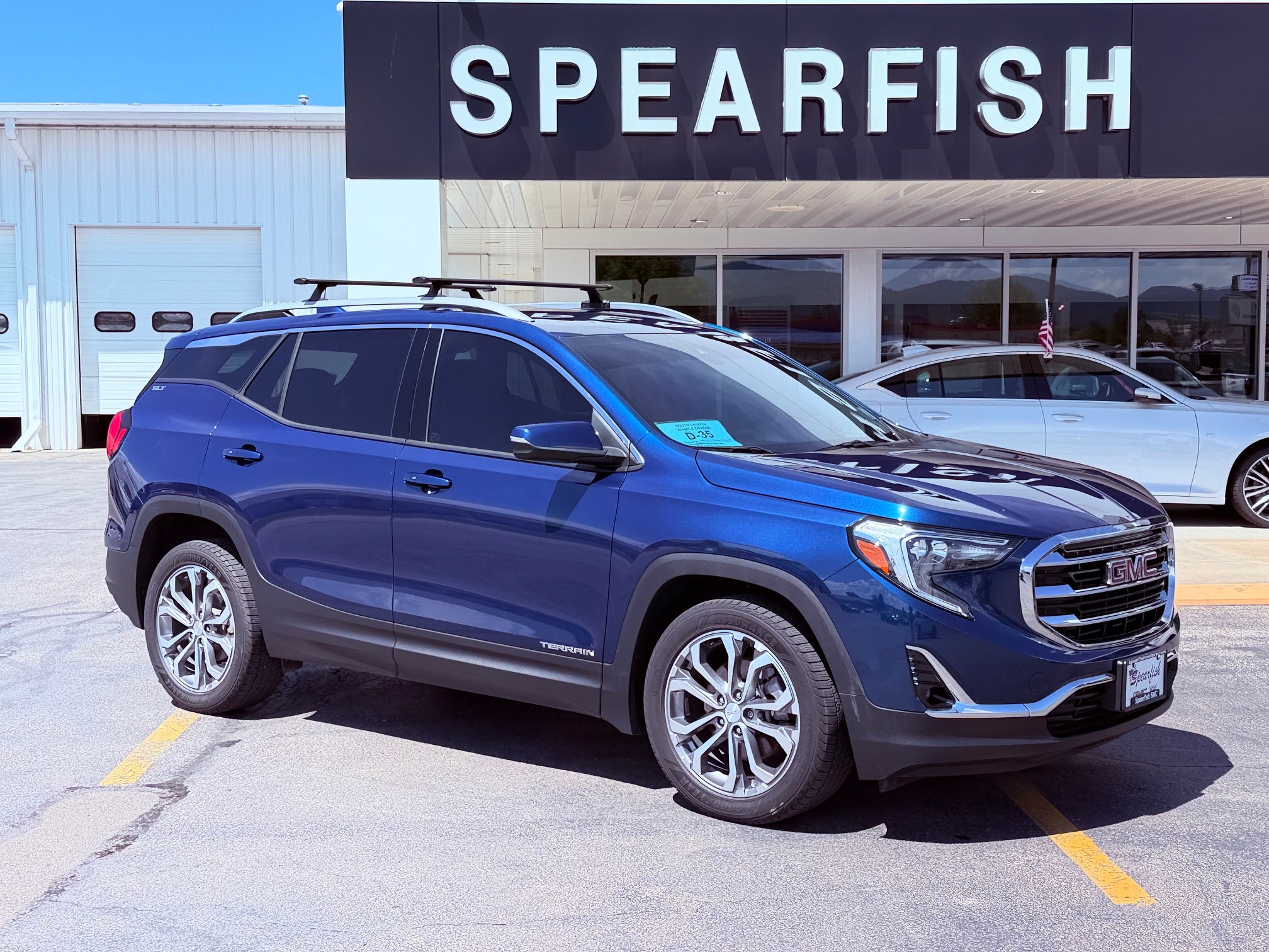 Blue Emerald Metallic 2020 GMC Terrain SUV / Crossover Four-Wheel Drive Automatic
