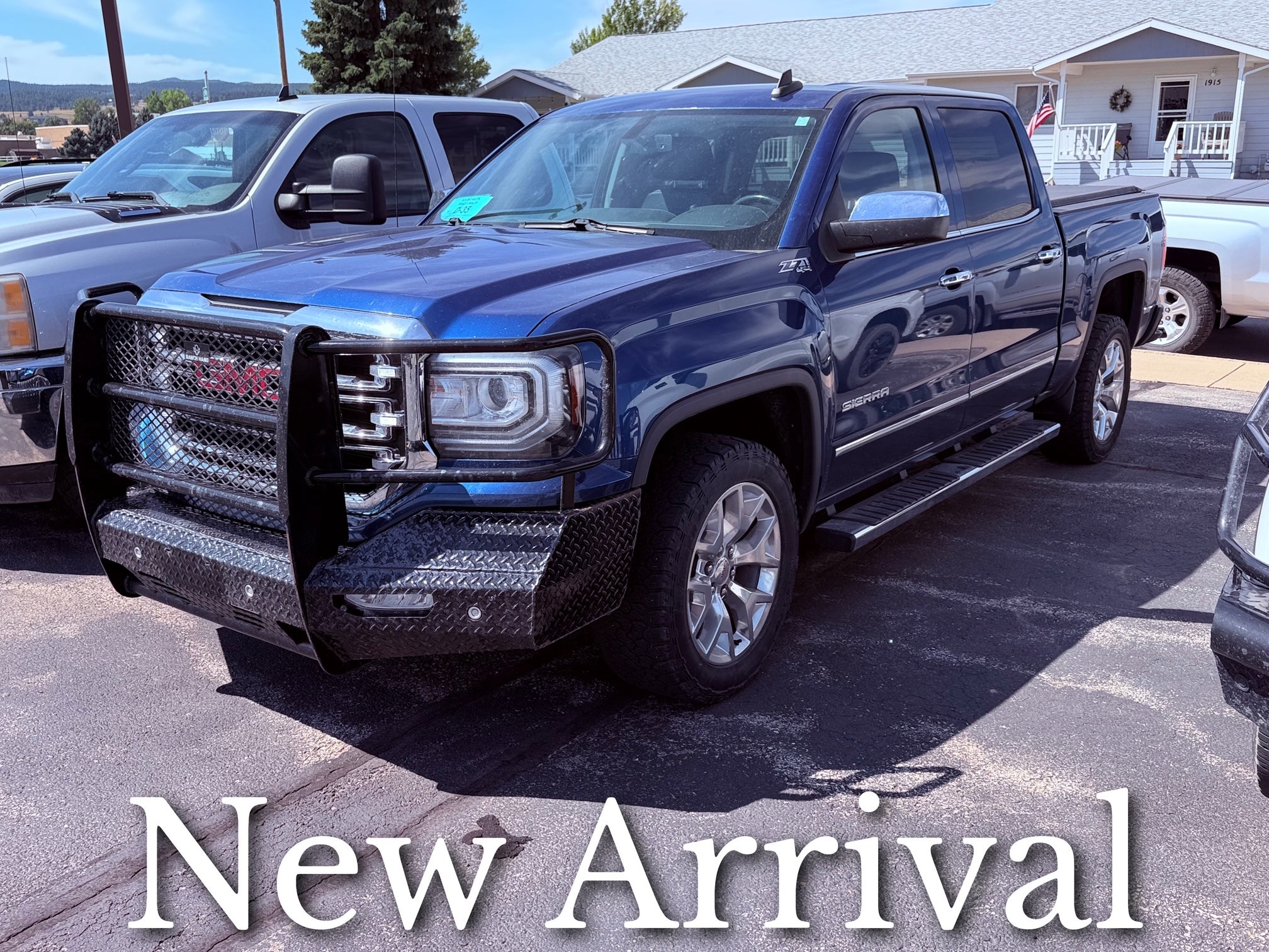 Stone Blue Metallic 2017 GMC Sierra 1500 Pickup Truck Four-Wheel Drive Automatic