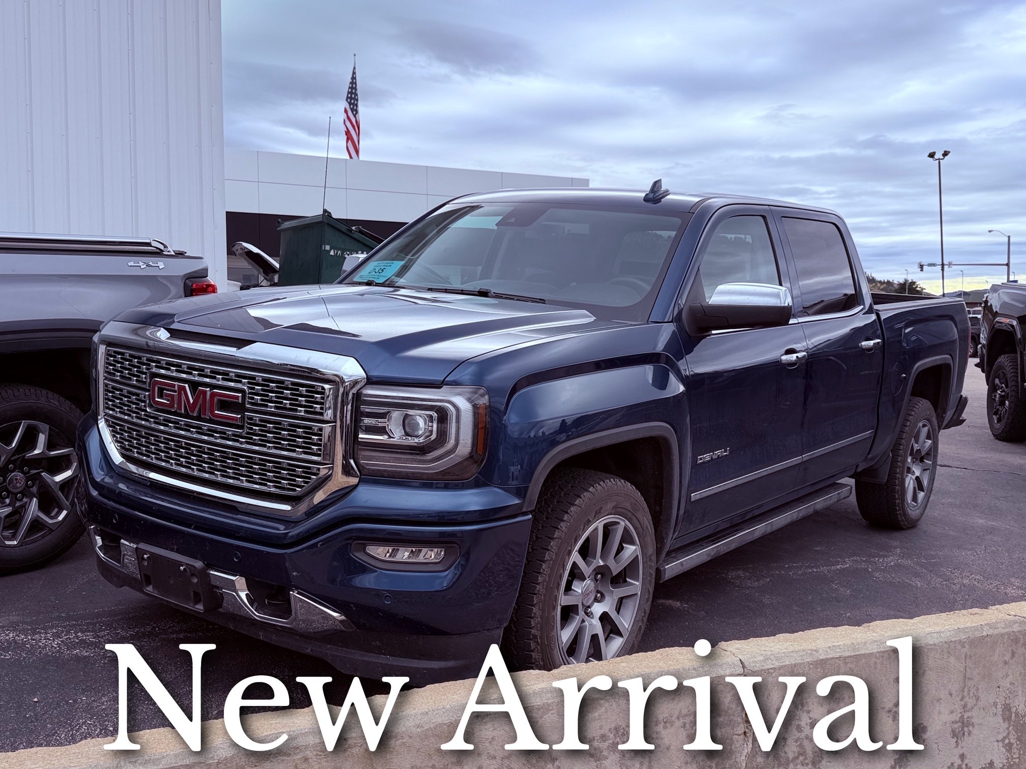 Stone Blue Metallic 2016 GMC Sierra 1500 Pickup Truck Four-Wheel Drive Automatic