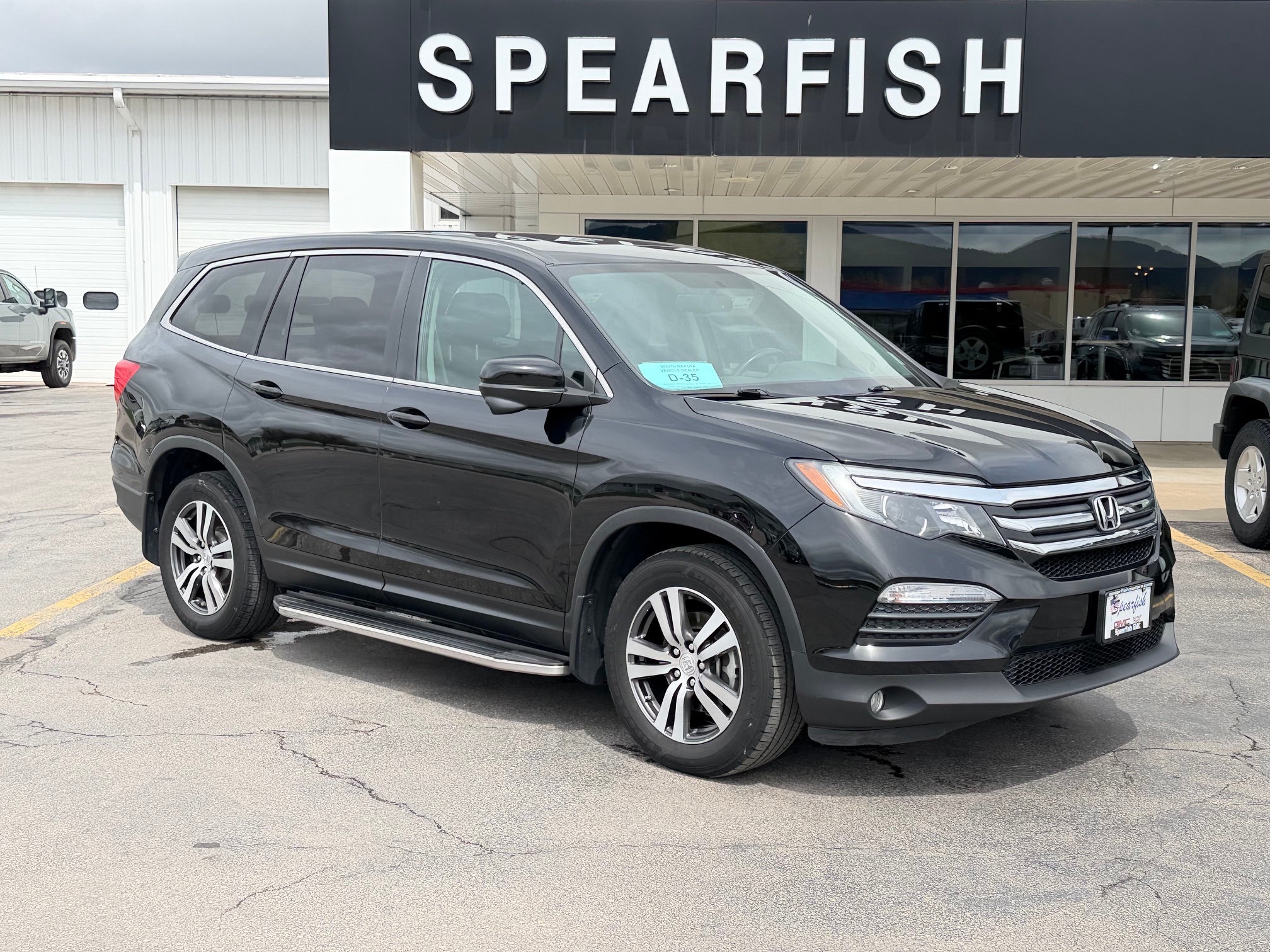 Black 2018 Honda Pilot EX-L AWD with Navigation SUV / Crossover All-Wheel Drive 