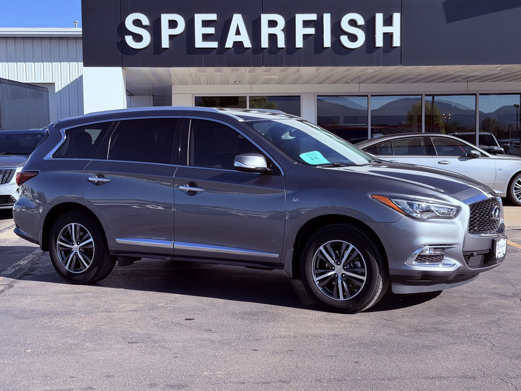 Gray 2019 INFINITI QX60 SUV / Crossover All-Wheel Drive 