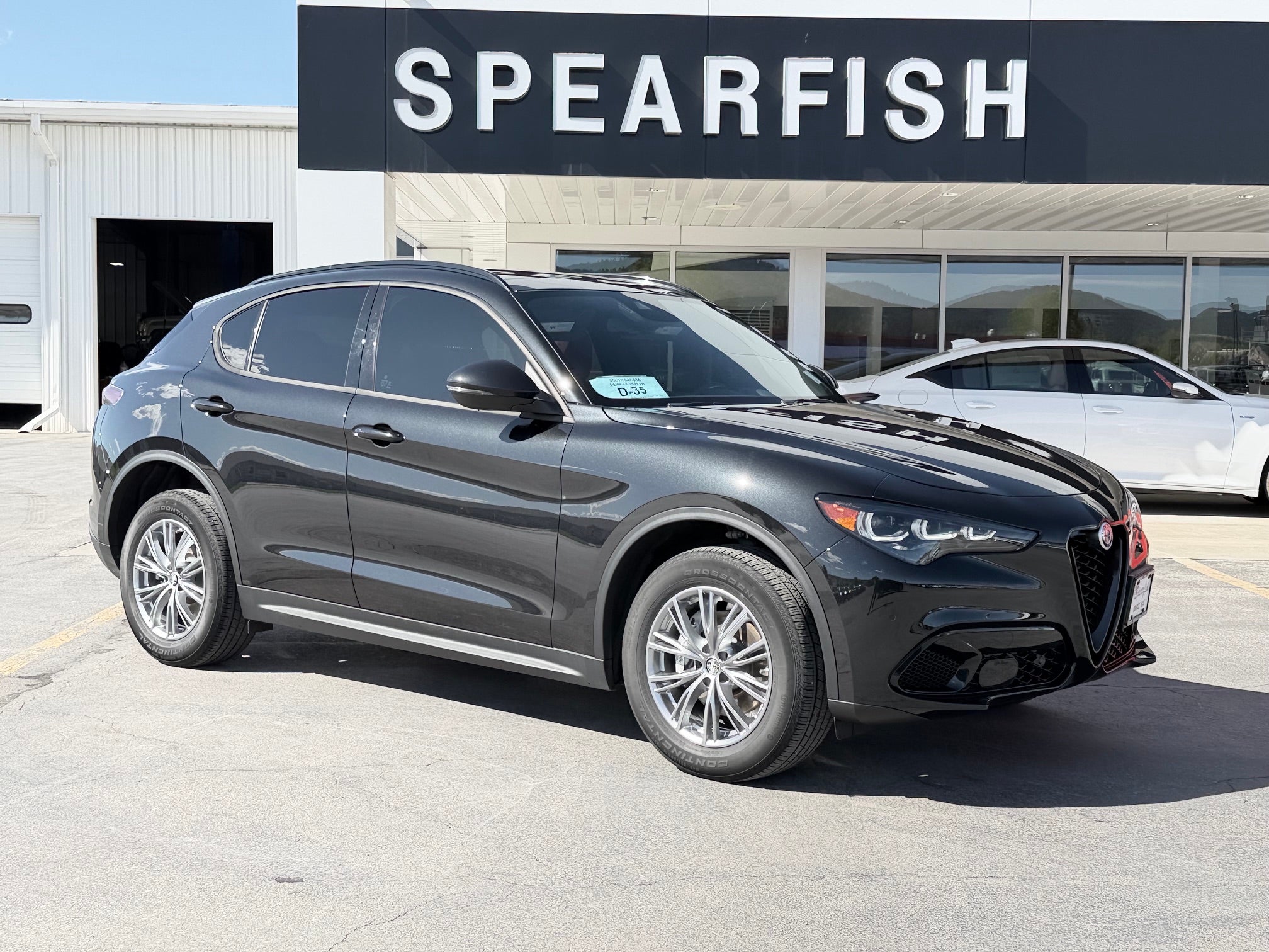 Black 2024 Alfa Romeo Stelvio SUV / Crossover All-Wheel Drive 