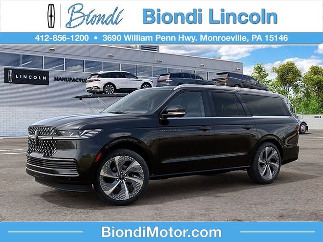Infinite Black Metallic Clearcoat 2027 Lincoln Navigator SUV / Crossover Four-Wheel Drive Automatic