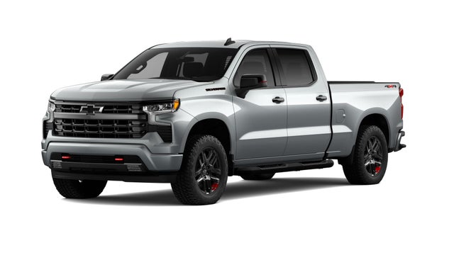 Sterling Gray Metallic 2026 Chevrolet Silverado 1500 RST Crew Cab 4WD Pickup Truck Four-Wheel Drive Automatic