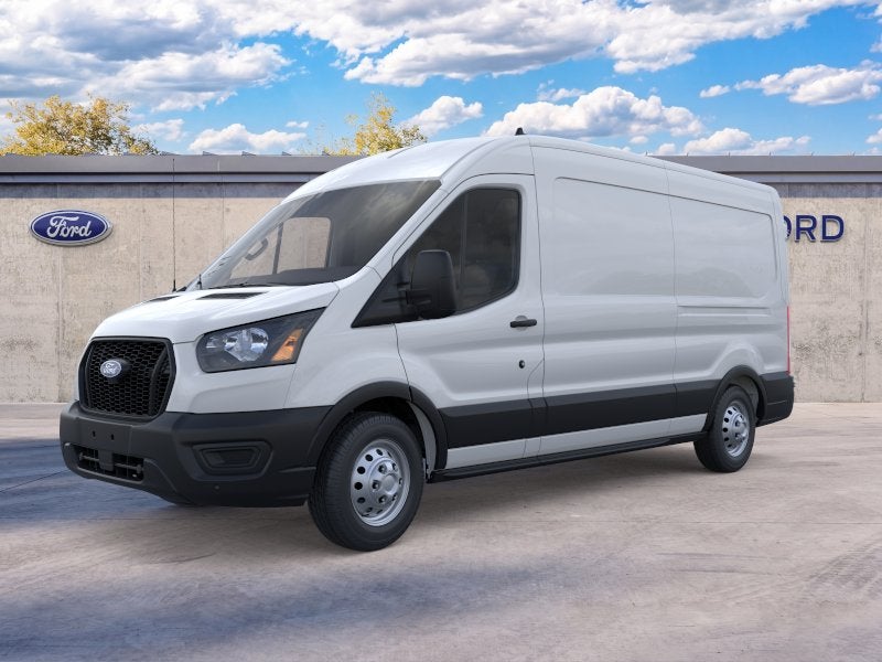 Oxford White 2026 Ford Transit Cargo Van All-Wheel Drive Automatic