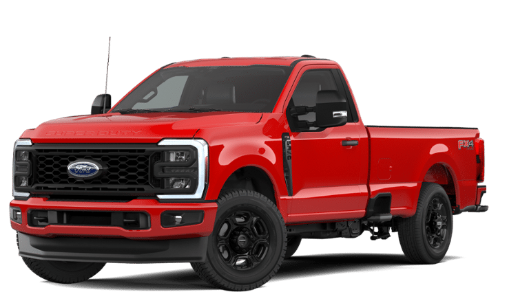 Race Red 2026 Ford F-350 Super Duty Pickup Truck Four-Wheel Drive Automatic