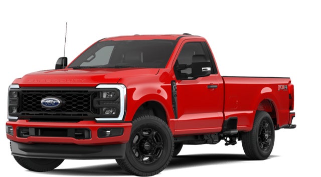 Race Red 2026 Ford F-350 Super Duty Pickup Truck Four-Wheel Drive Automatic