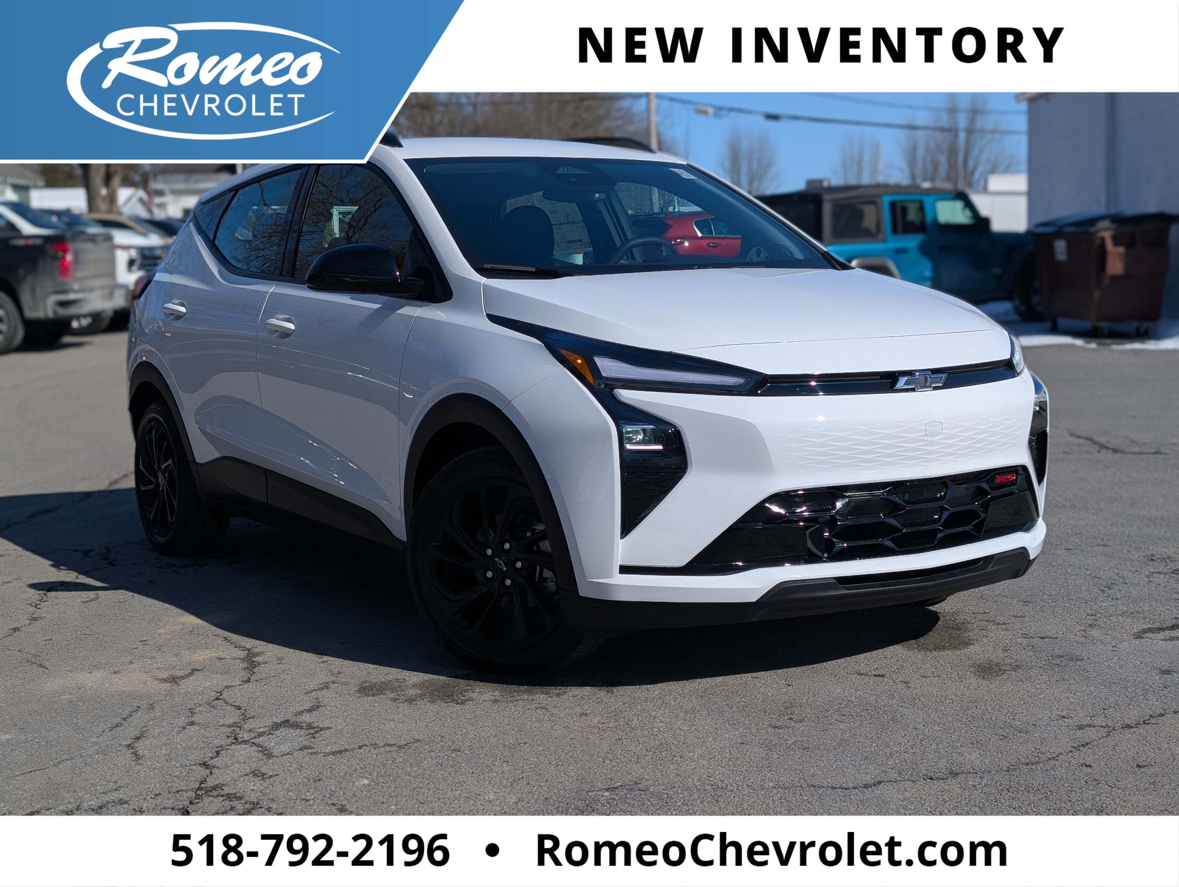 Summit White 2027 Chevrolet Bolt SUV / Crossover Front-Wheel Drive Automatic