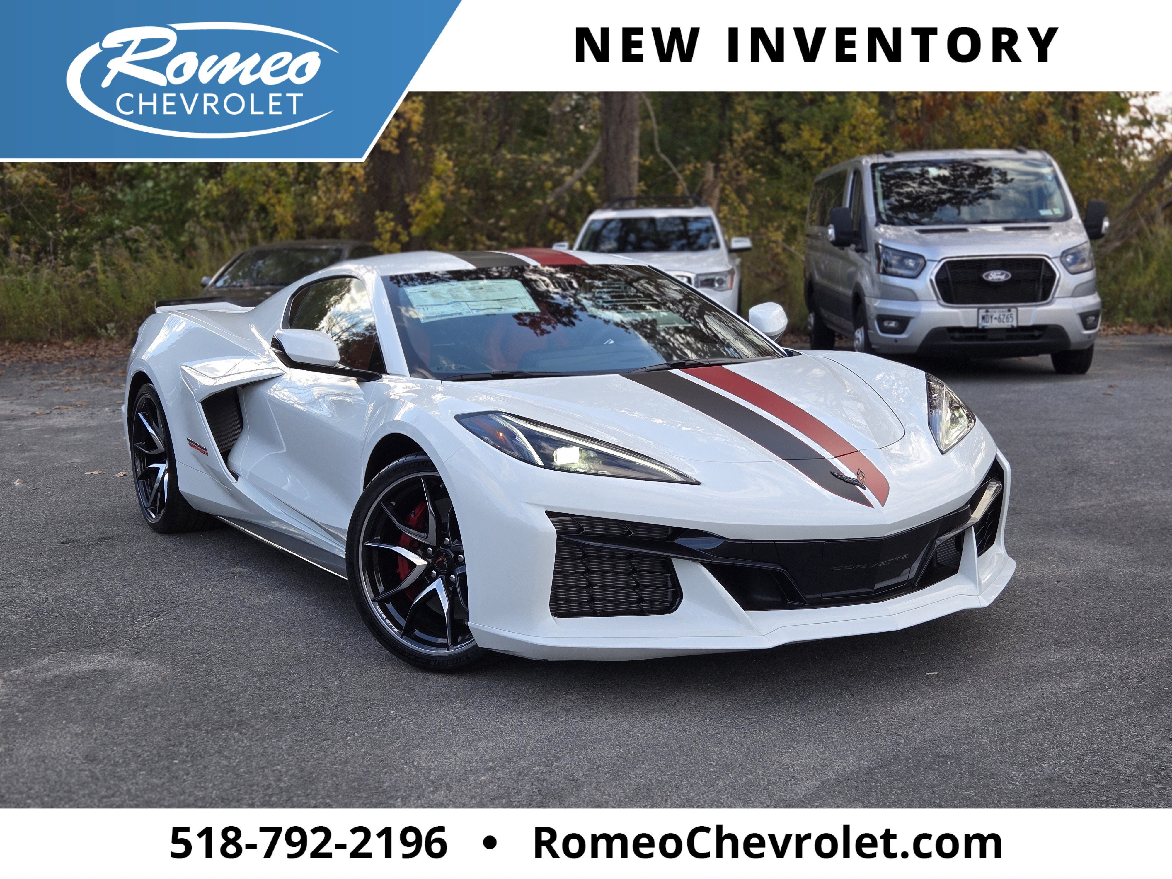 Arctic White 2027 Chevrolet Corvette Coupe Rear-Wheel Drive Automatic