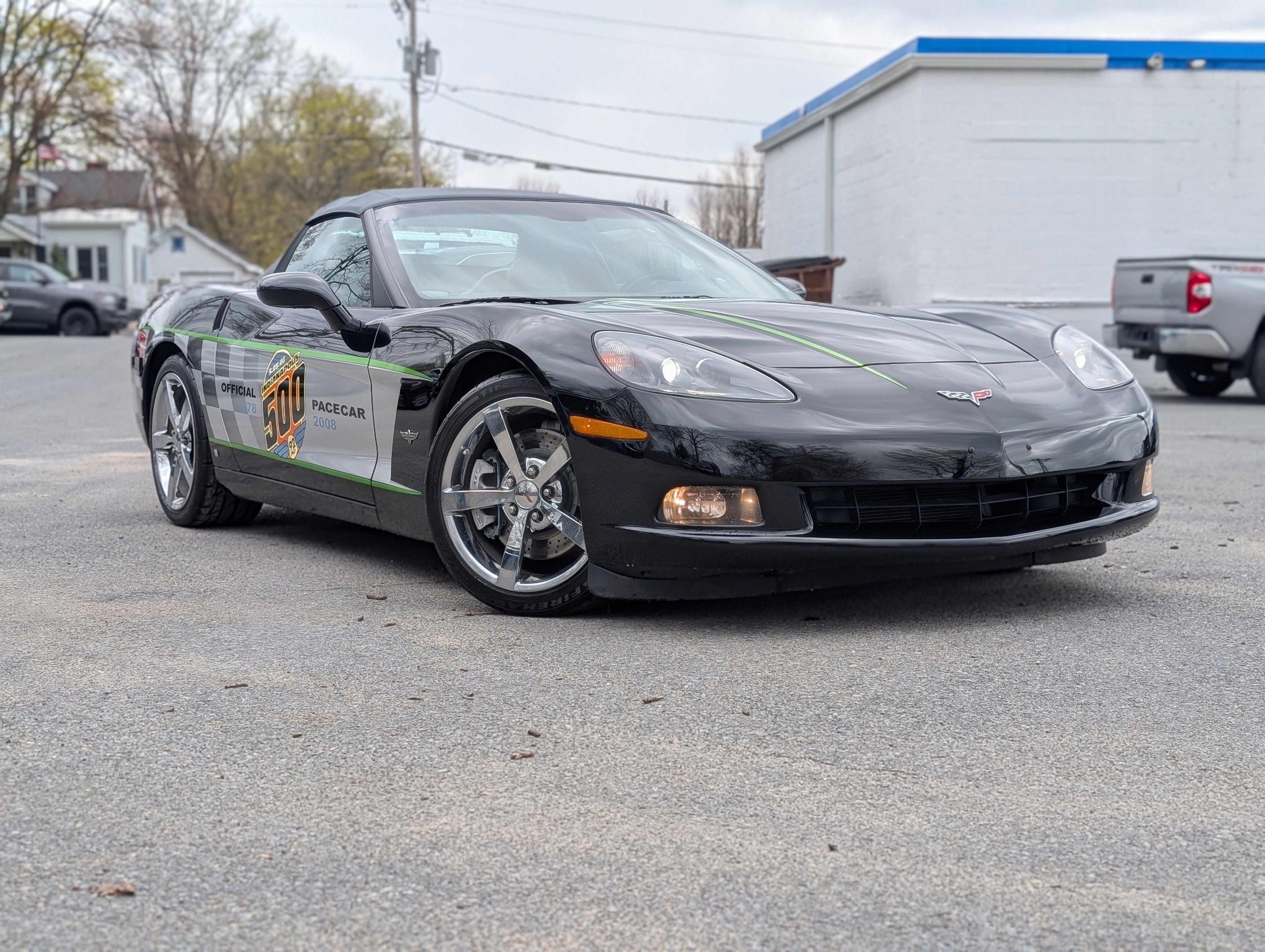 Black 2008 Chevrolet Corvette Convertible RWD Convertible Rear-Wheel Drive Automatic