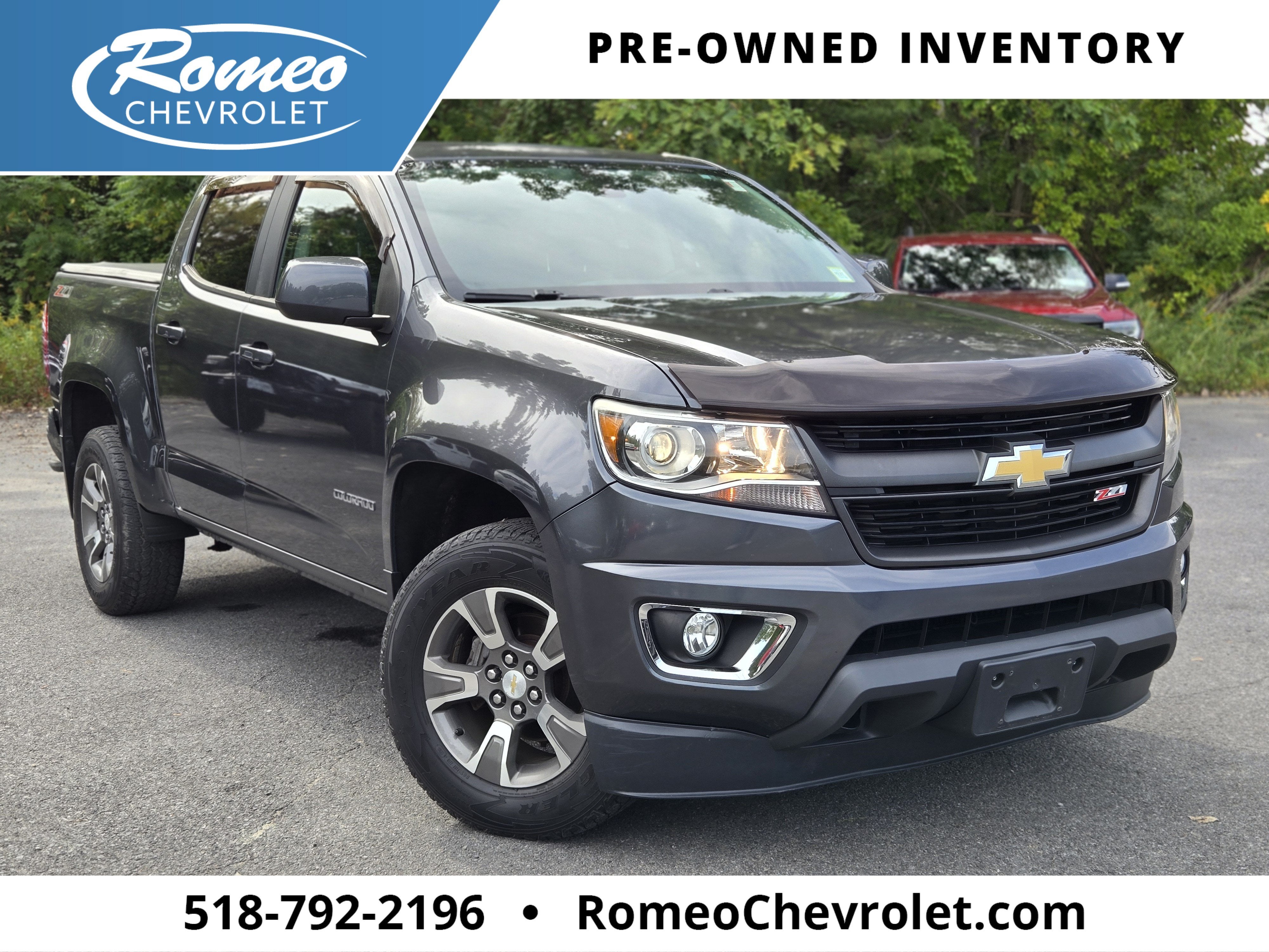 Cyber Gray Metallic 2016 Chevrolet Colorado Pickup Truck Four-Wheel Drive Automatic