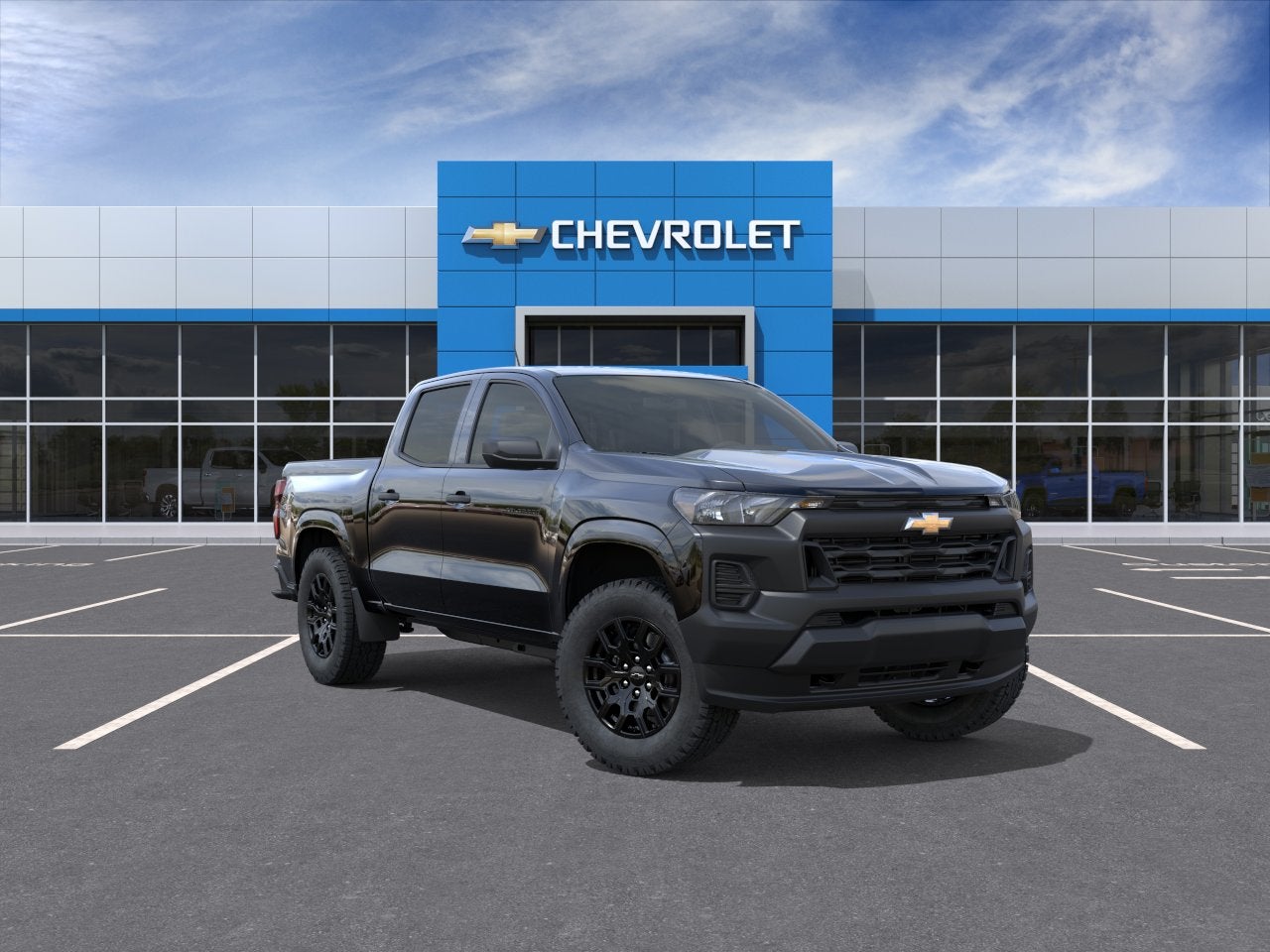 Black 2026 Chevrolet Colorado Pickup Truck Four-Wheel Drive Automatic