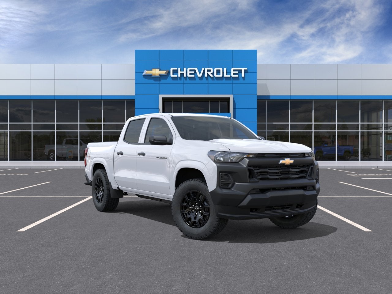 Summit White 2026 Chevrolet Colorado Pickup Truck Four-Wheel Drive Automatic