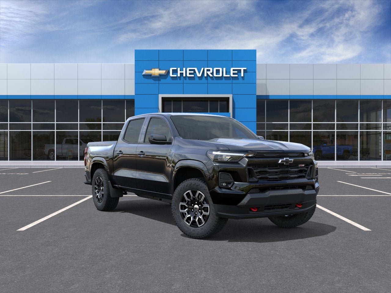 Black 2026 Chevrolet Colorado Pickup Truck Four-Wheel Drive Automatic