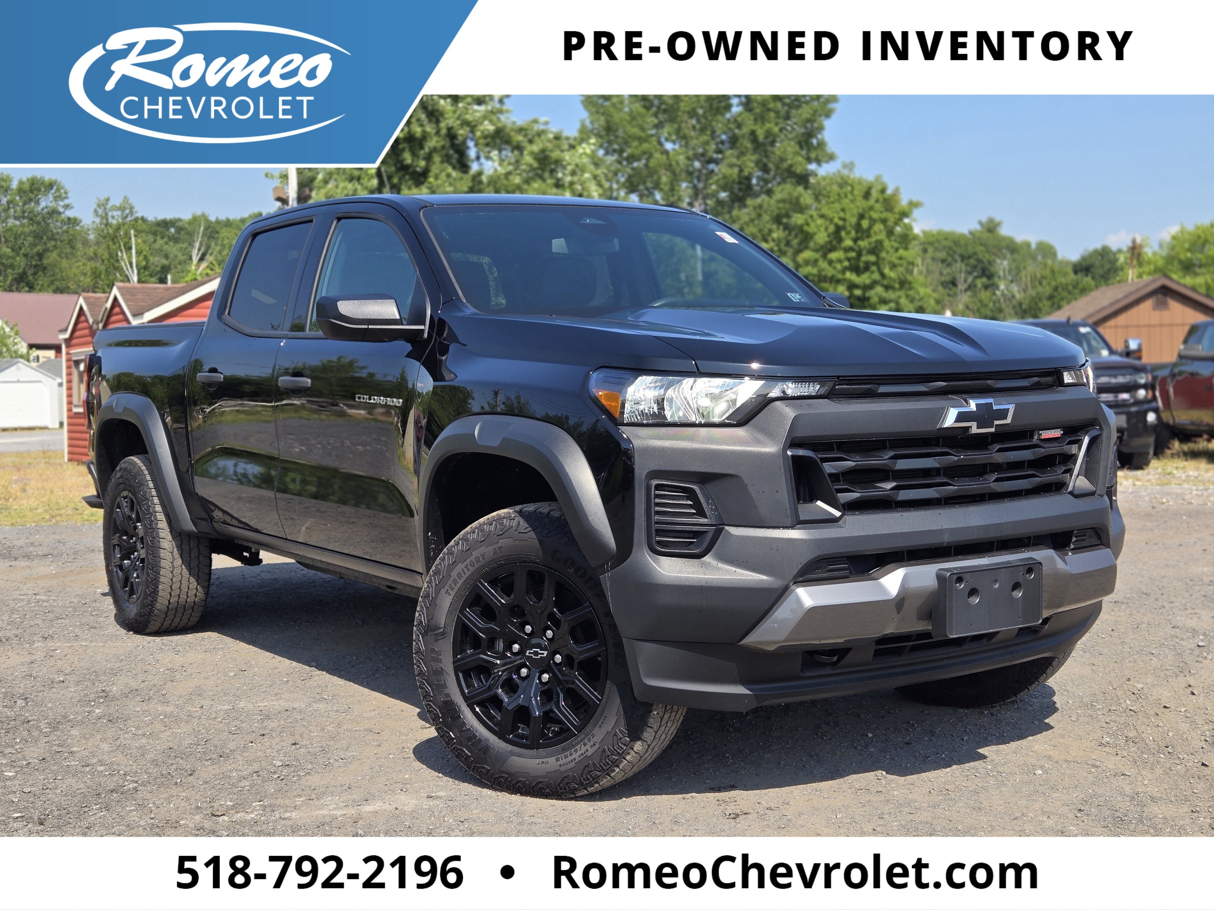 Black 2024 Chevrolet Colorado Pickup Truck Four-Wheel Drive Automatic