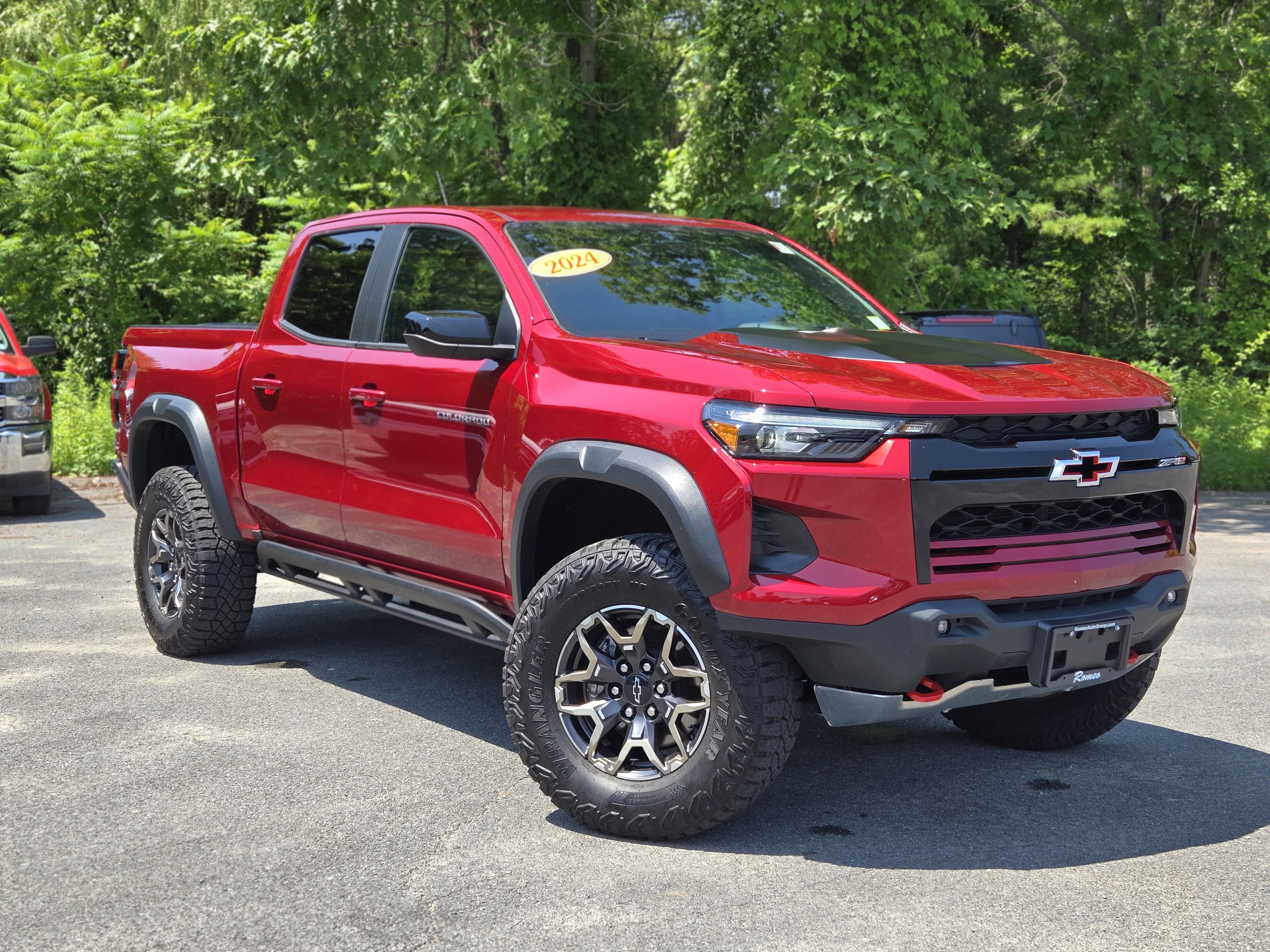 Radiant Red Tintcoat 2024 Chevrolet Colorado Pickup Truck Four-Wheel Drive Automatic