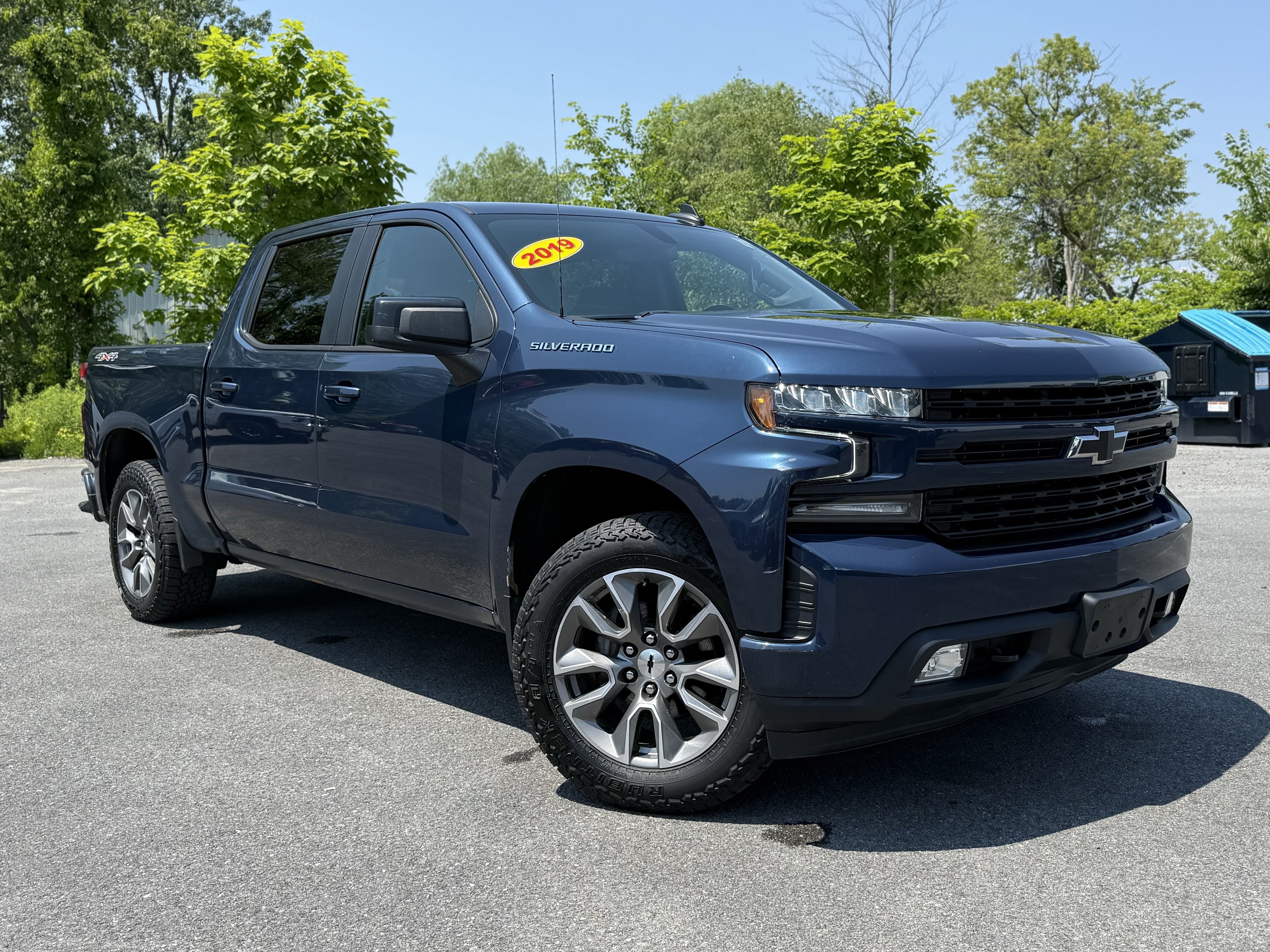Northsky Blue Metallic 2019 Chevrolet Silverado 1500 Pickup Truck Four-Wheel Drive Automatic