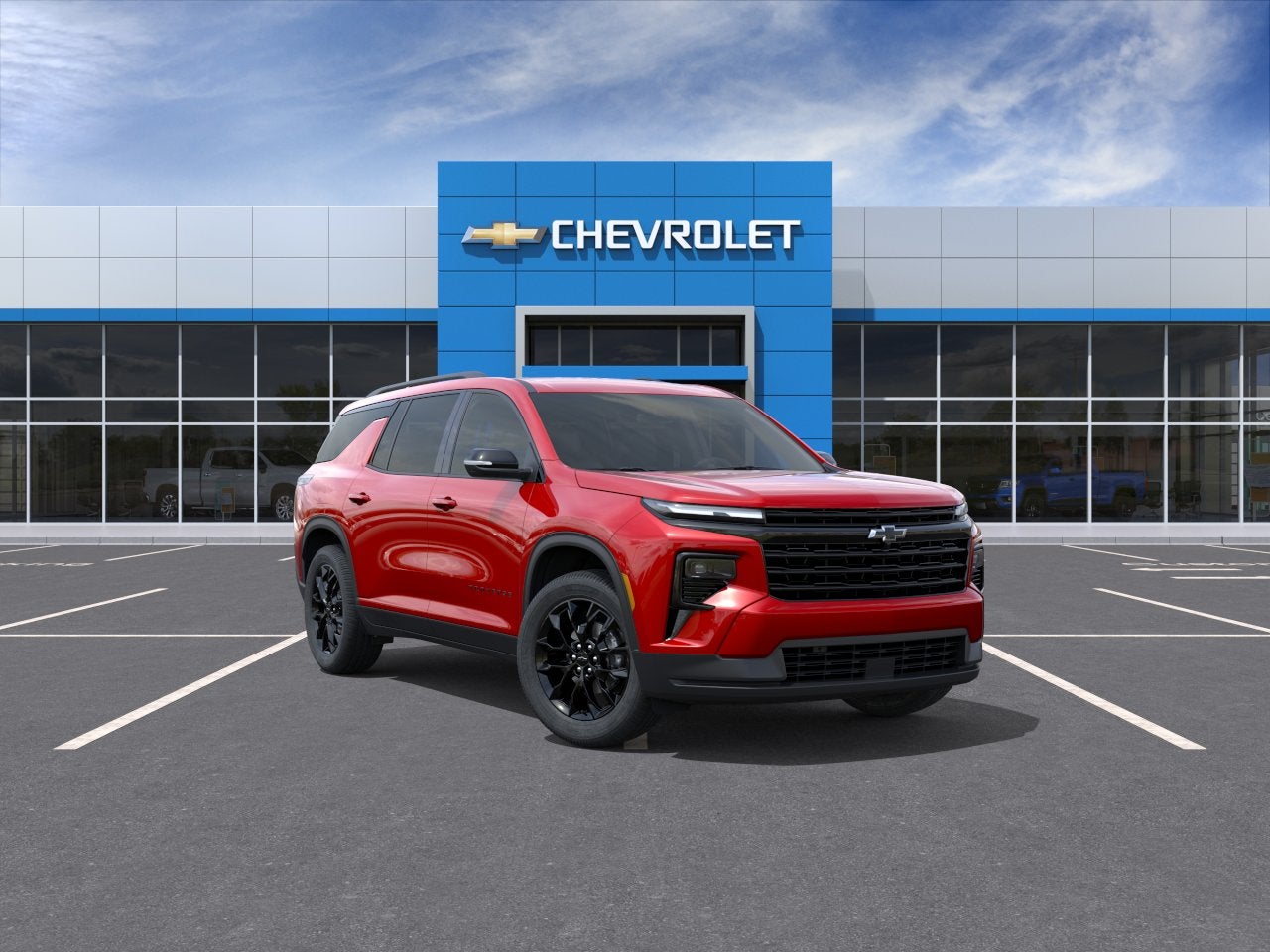 Radiant Red Tintcoat 2026 Chevrolet Traverse SUV / Crossover Four-Wheel Drive Automatic
