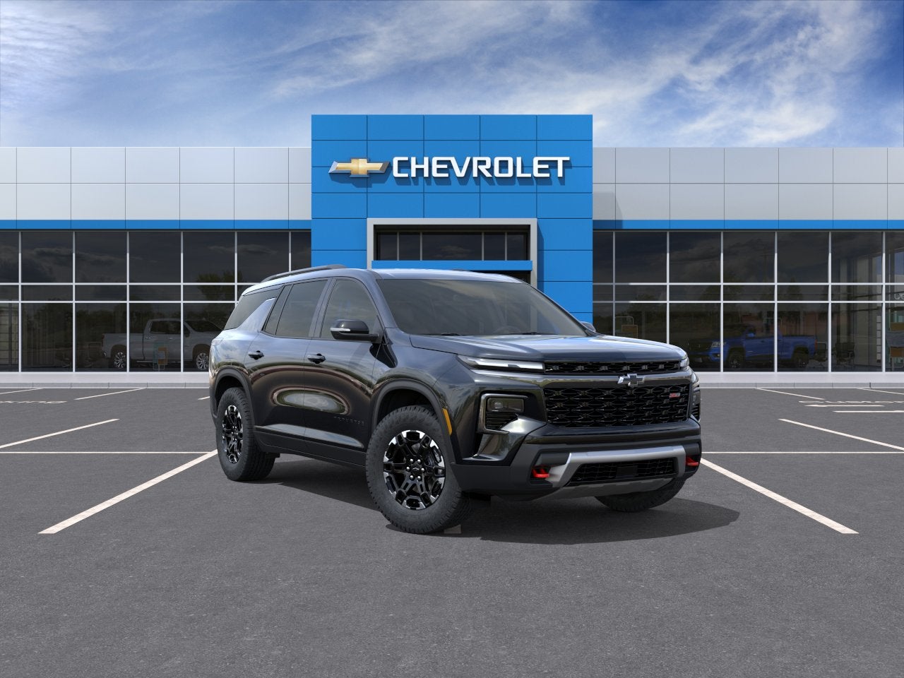 Mosaic Black Metallic 2027 Chevrolet Traverse SUV / Crossover Four-Wheel Drive Automatic