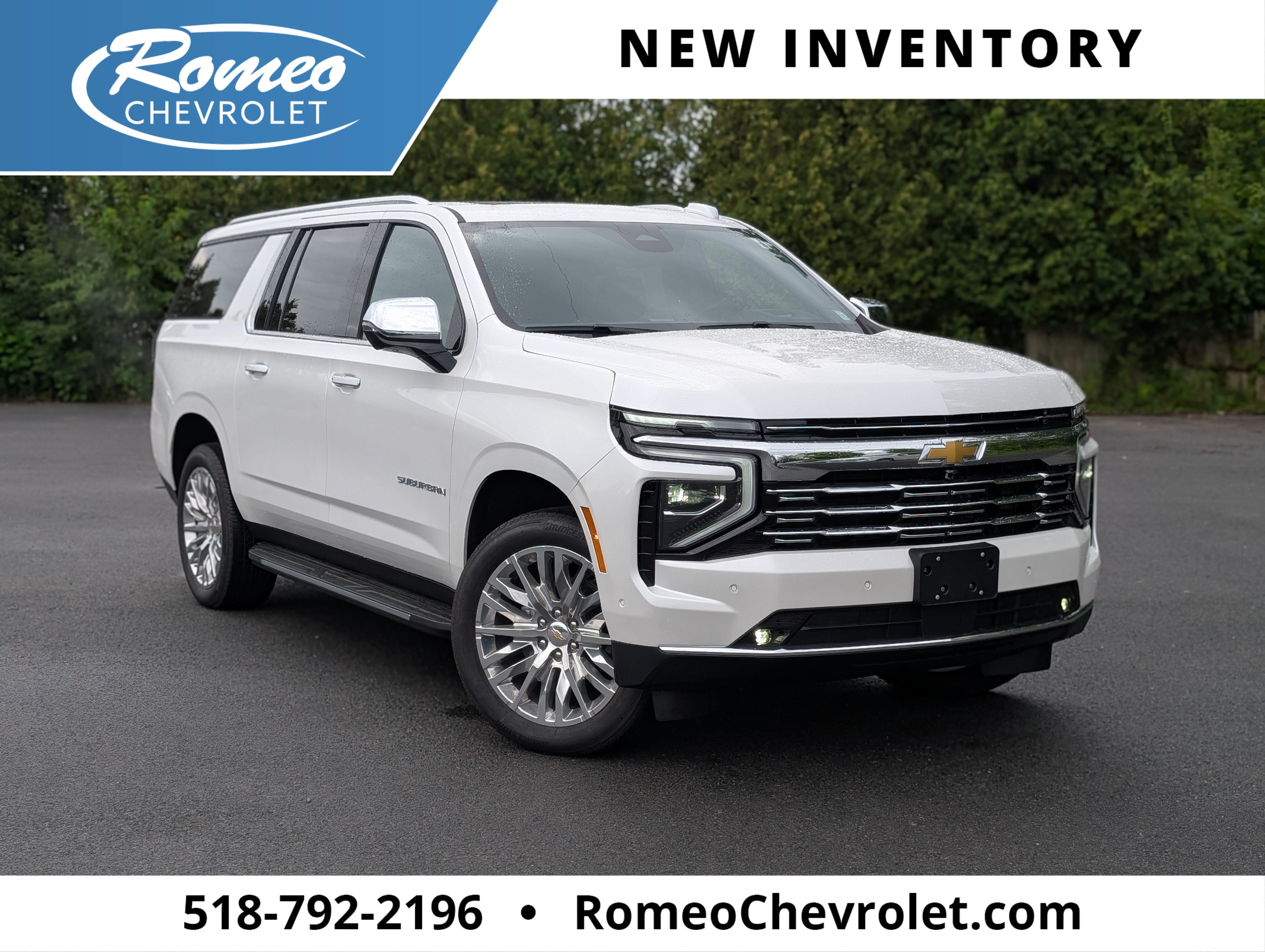White (Iridescent Pearl Tricoat) 2025 Chevrolet Suburban SUV / Crossover Four-Wheel Drive Automatic