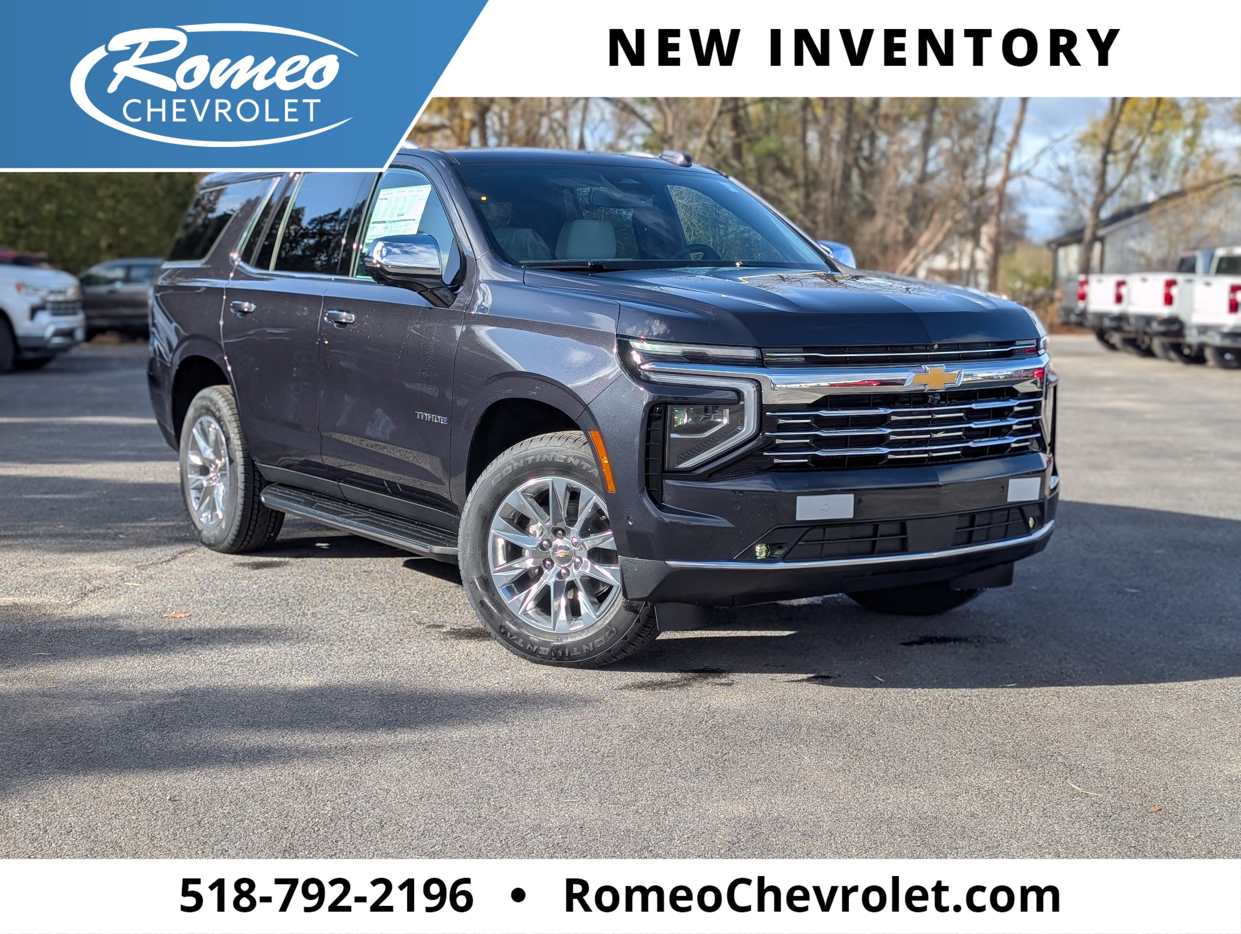 Dark Ash Metallic 2026 Chevrolet Tahoe SUV / Crossover Four-Wheel Drive Automatic