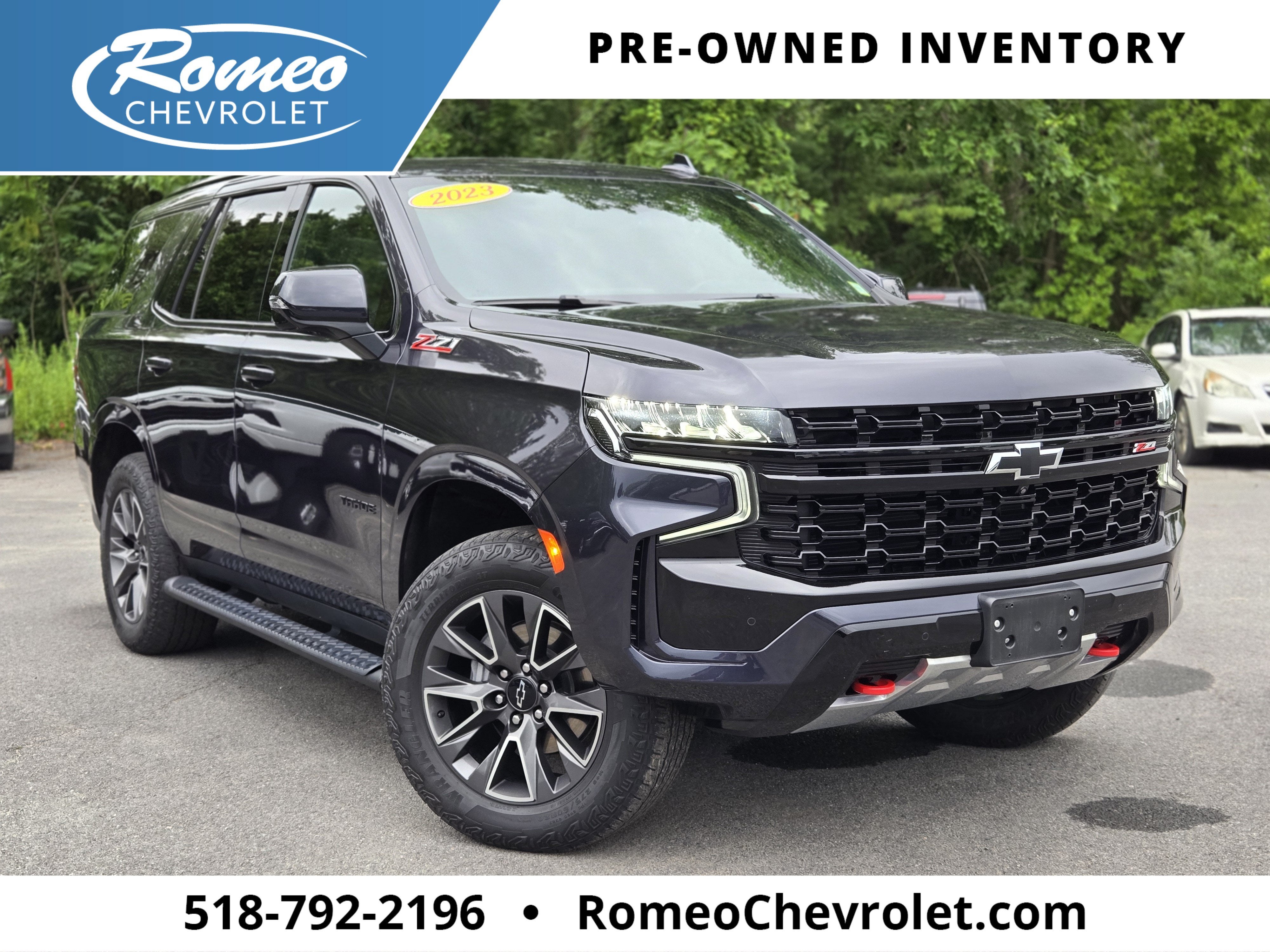 Dark Ash Metallic 2023 Chevrolet Tahoe SUV / Crossover Four-Wheel Drive Automatic