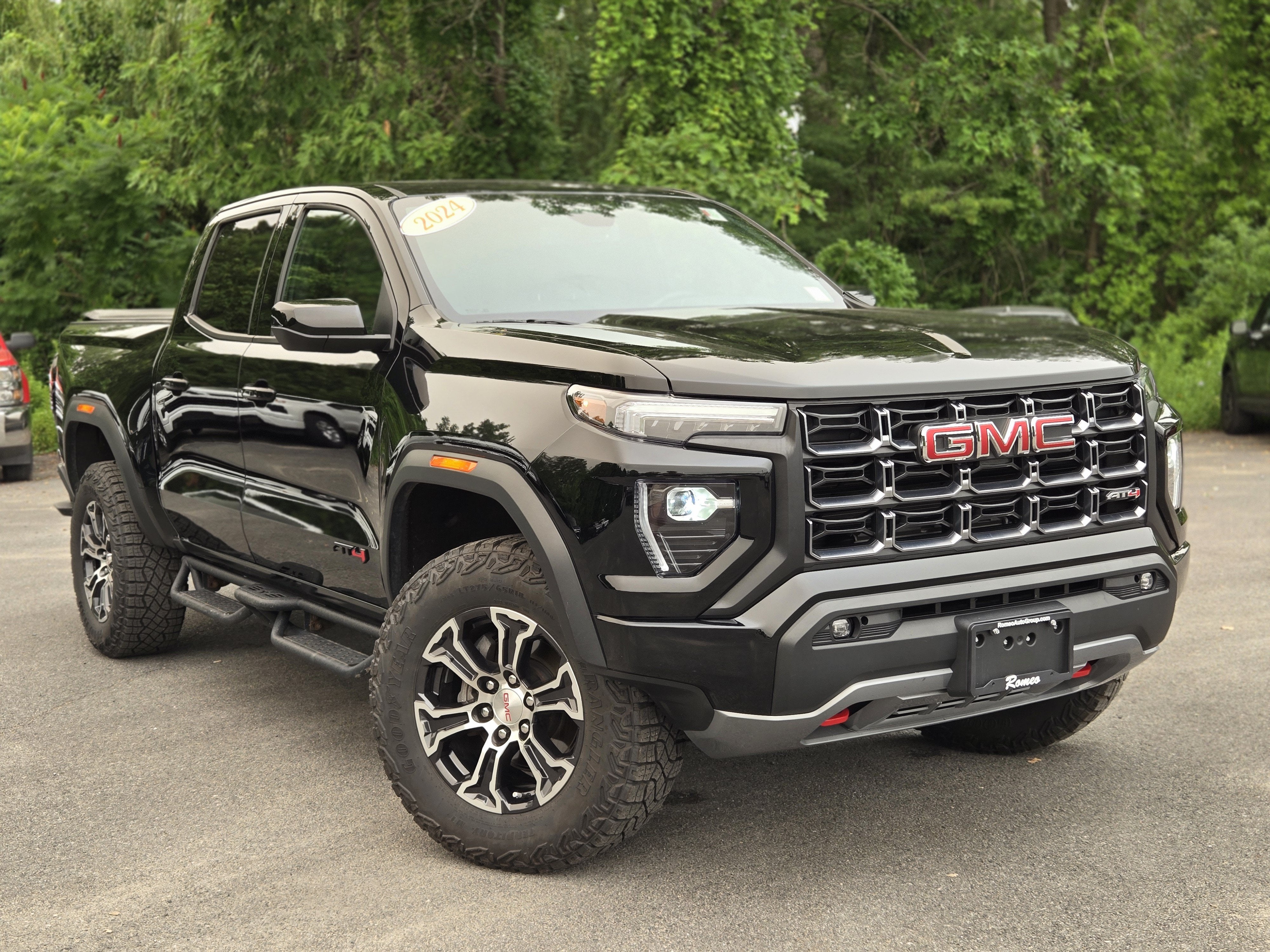 Onyx Black 2024 GMC Canyon Pickup Truck Four-Wheel Drive Automatic