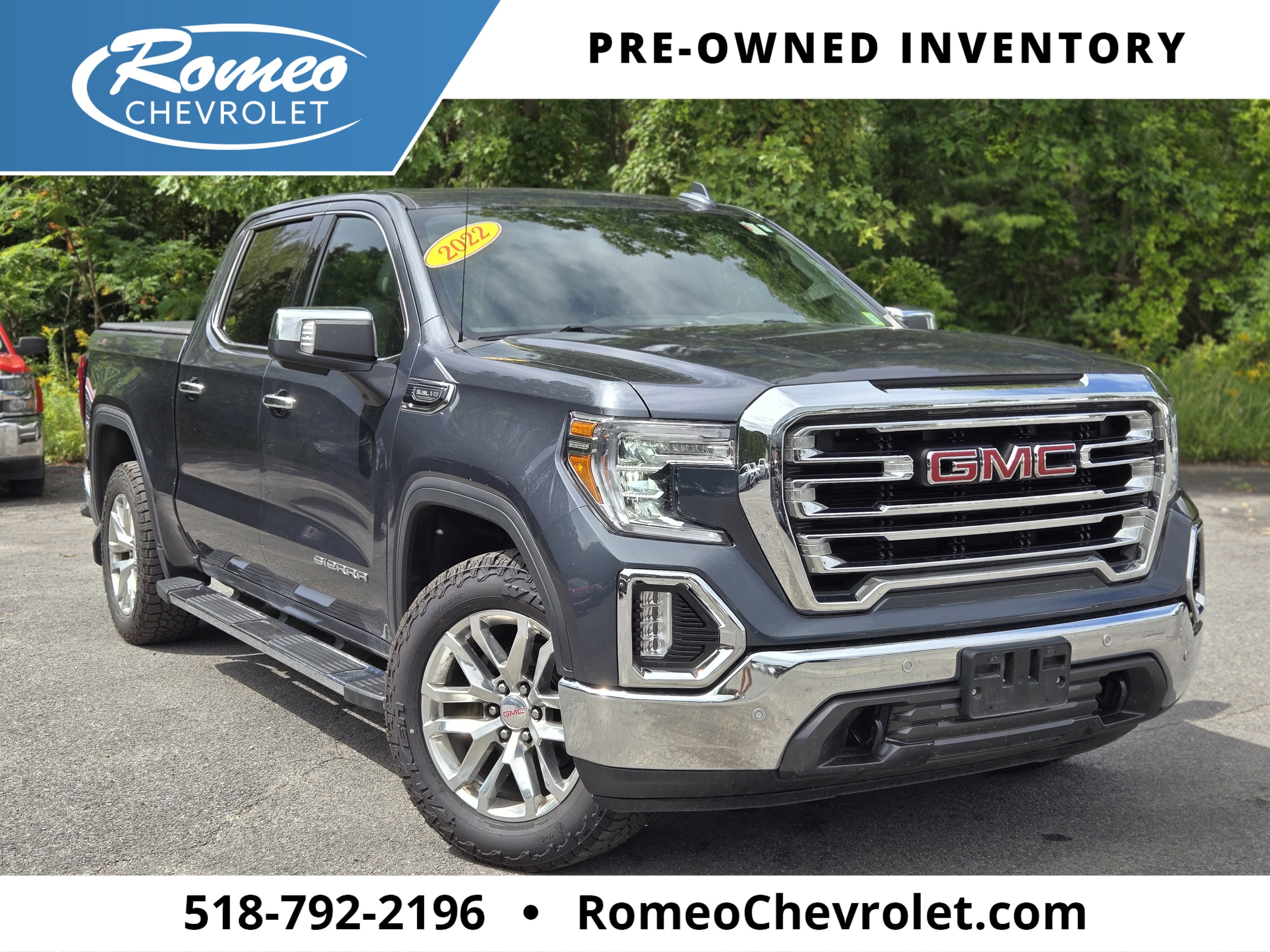 Gray (Dark Sky Metallic) 2022 GMC Sierra 1500 Limited Pickup Truck Four-Wheel Drive Automatic