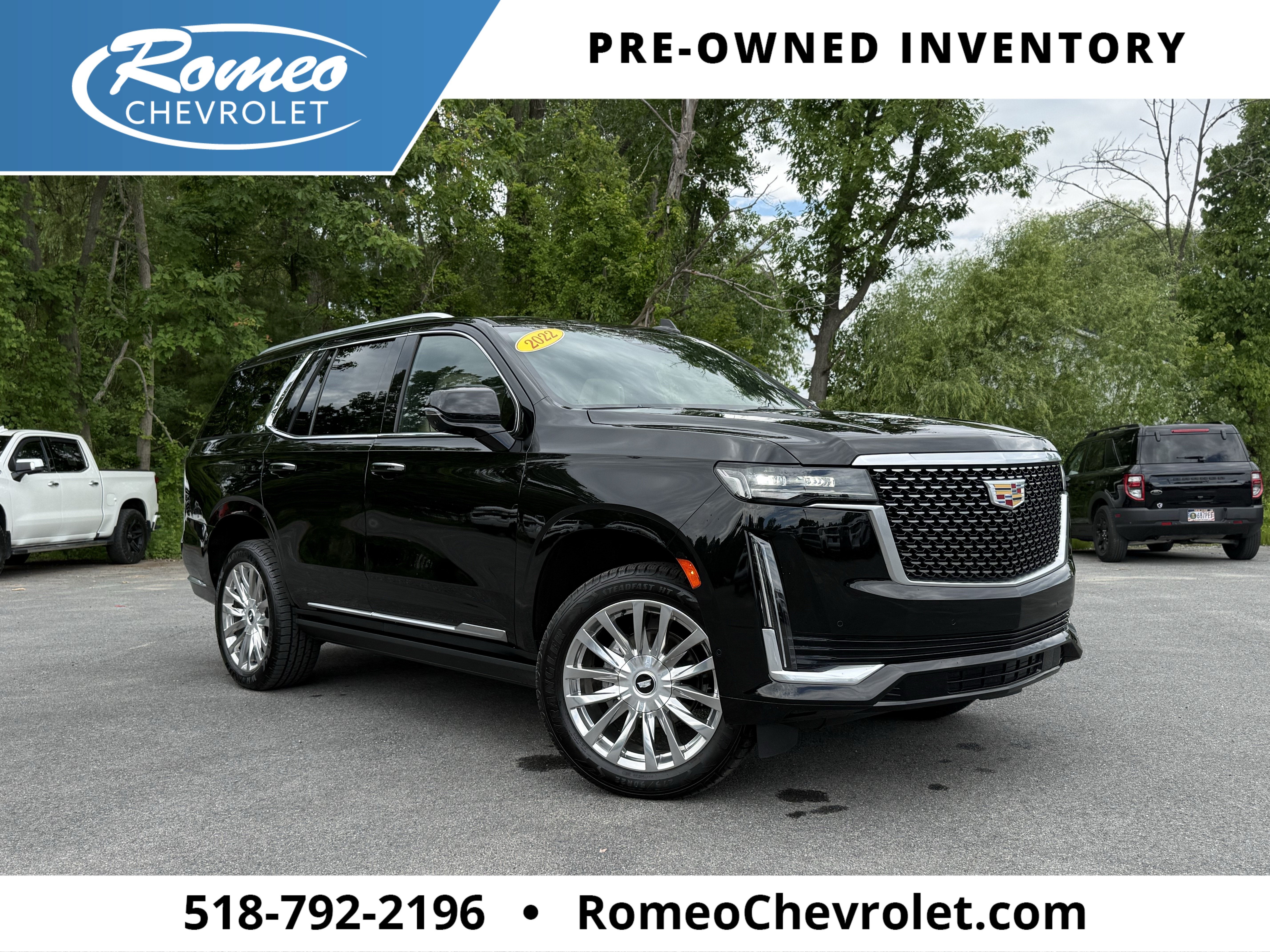 Black Raven 2022 Cadillac Escalade SUV / Crossover Four-Wheel Drive Automatic