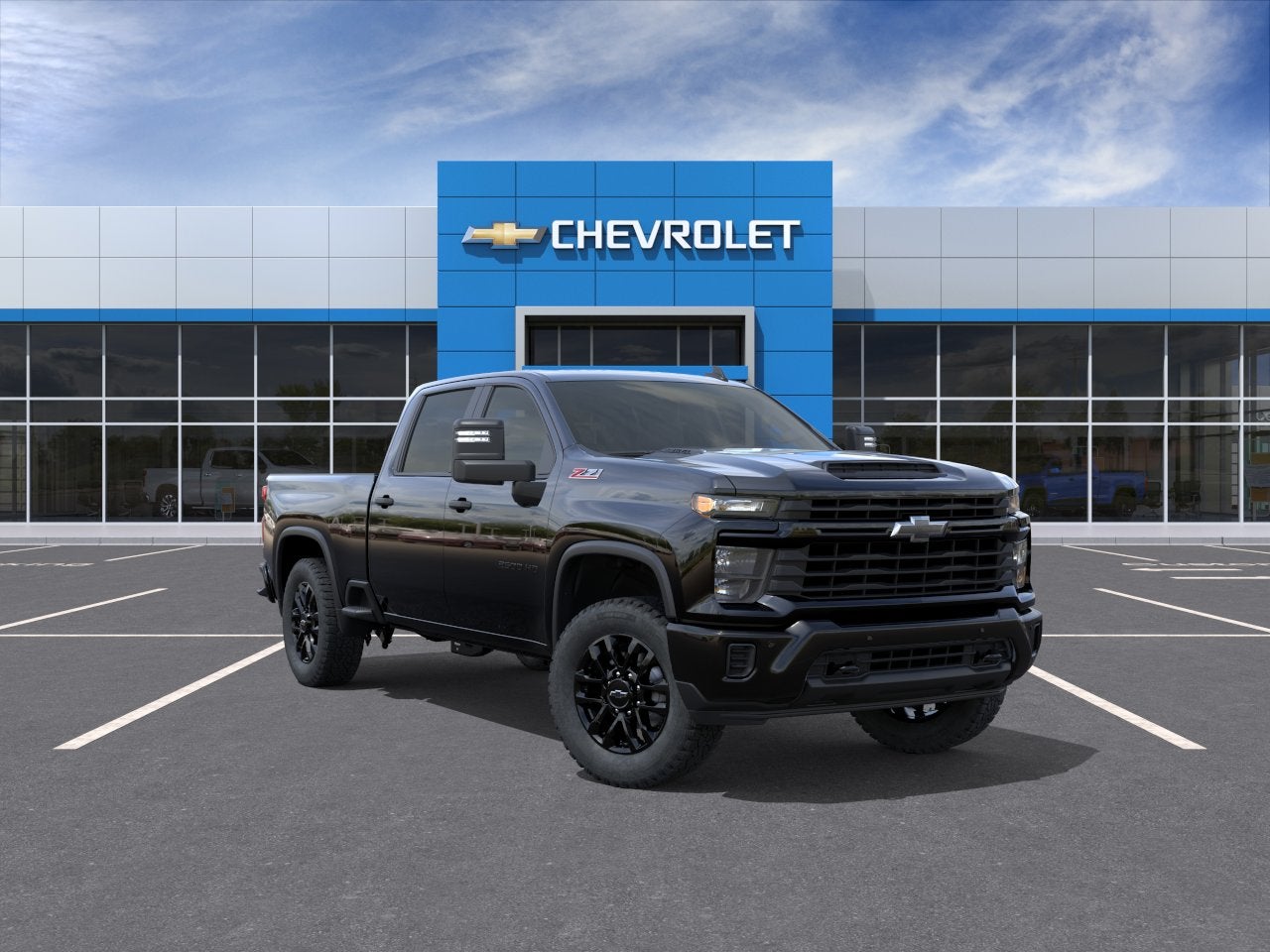 Black 2026 Chevrolet Silverado 2500HD Pickup Truck Four-Wheel Drive Automatic