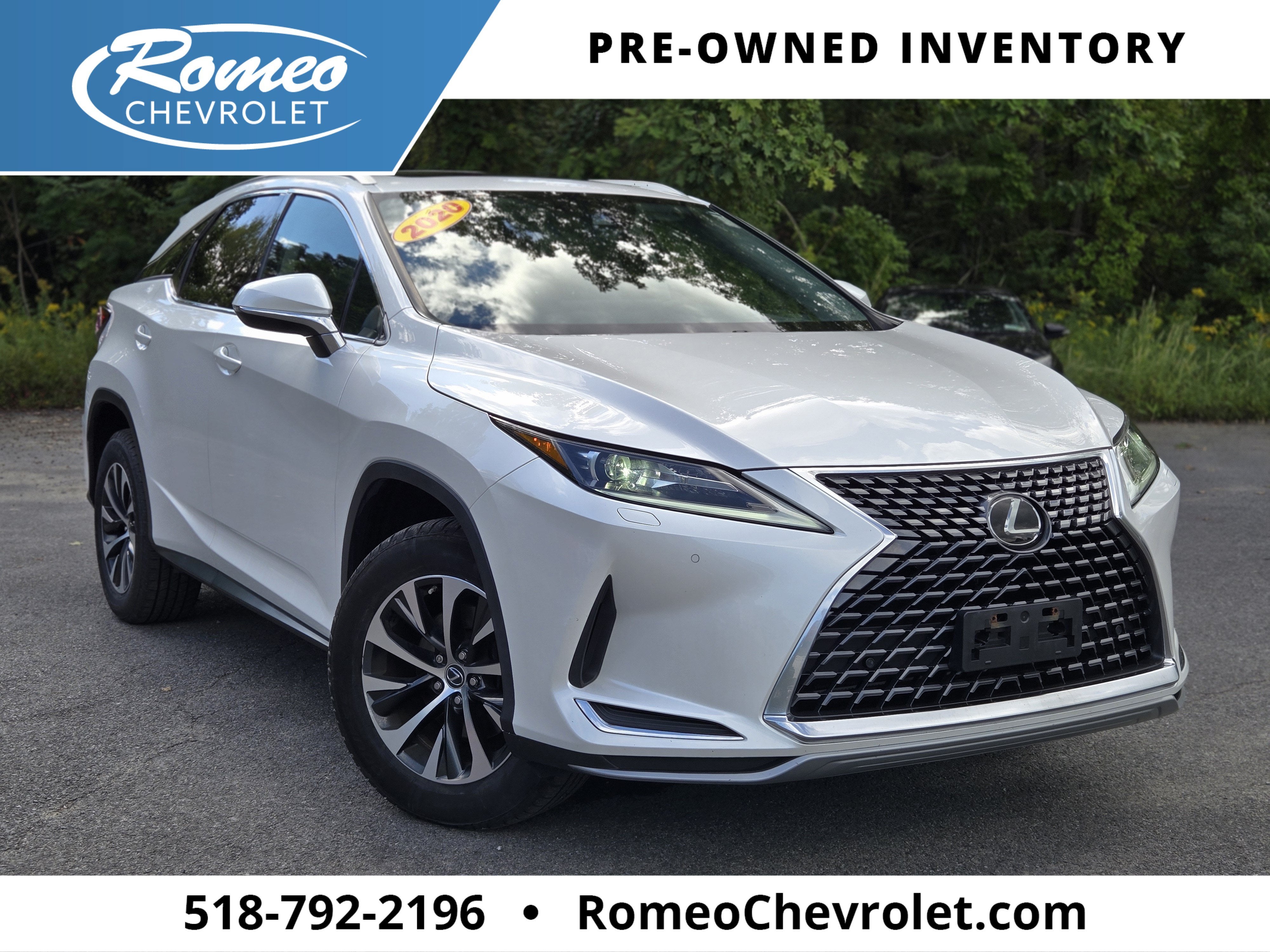 White 2020 Lexus RX SUV / Crossover All-Wheel Drive Automatic
