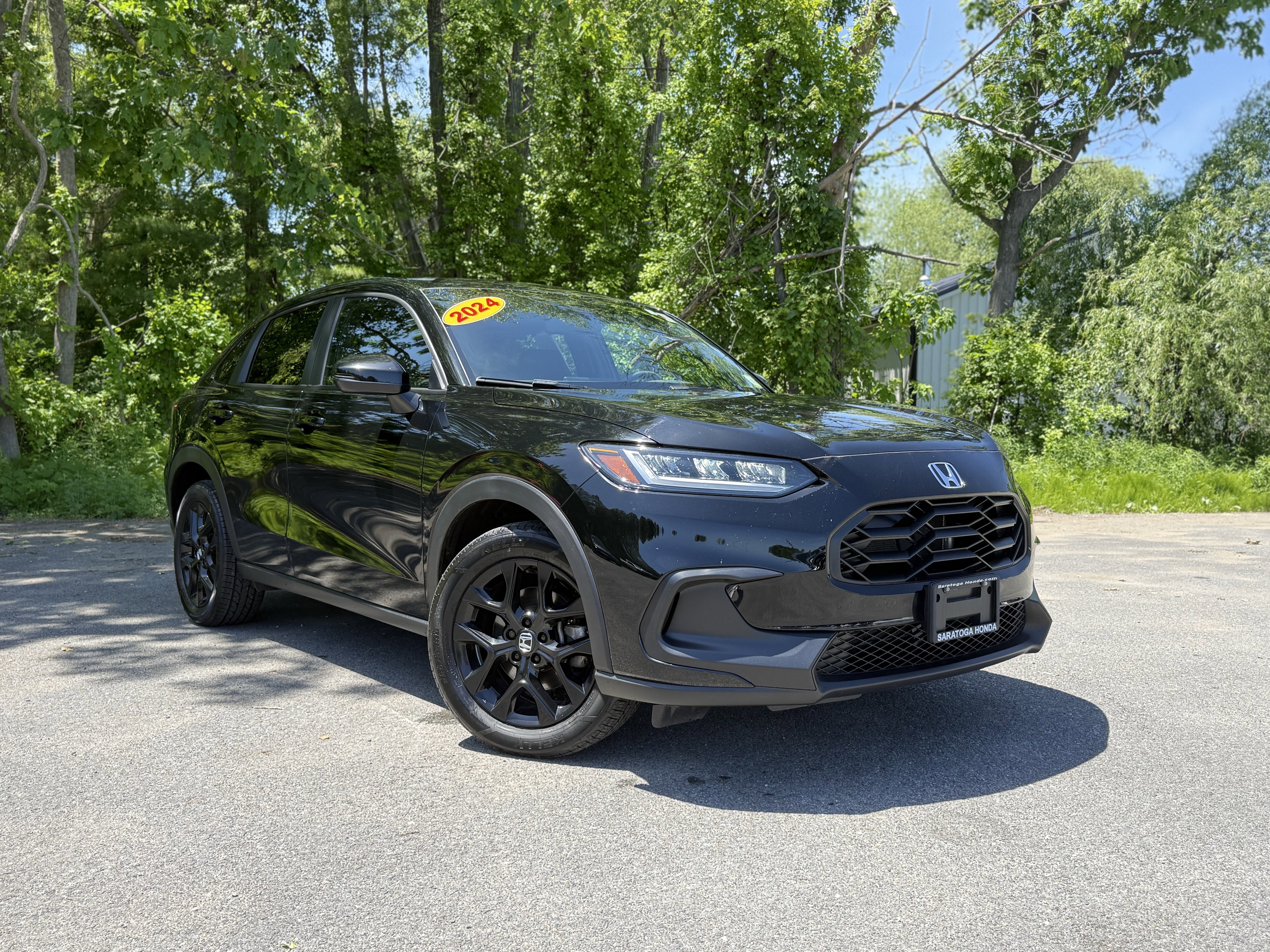 Black 2024 Honda HR-V SUV / Crossover All-Wheel Drive Automatic