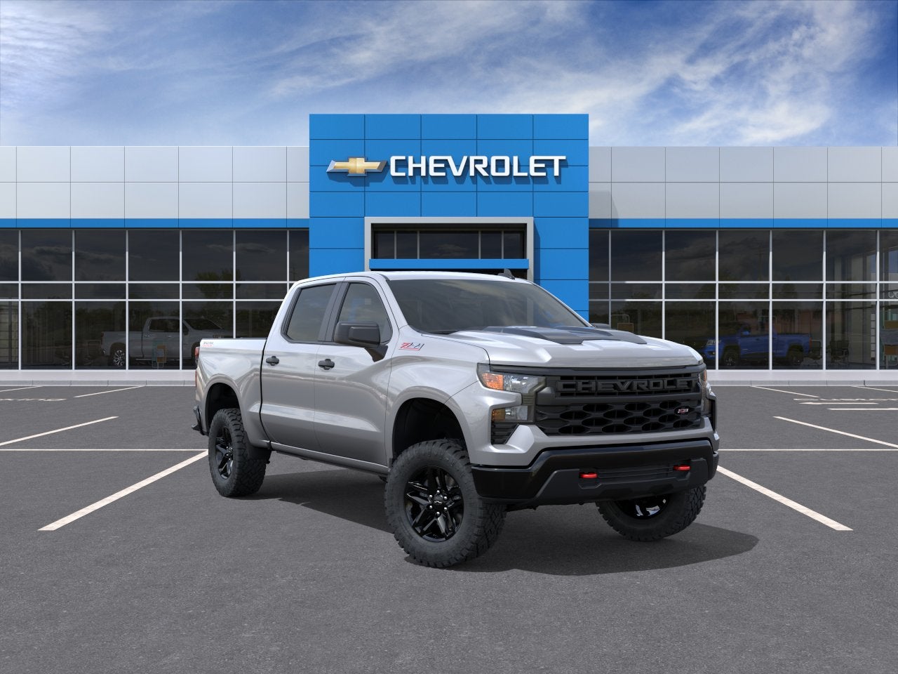 Sterling Gray Metallic 2026 Chevrolet Silverado 1500 Pickup Truck Four-Wheel Drive Automatic
