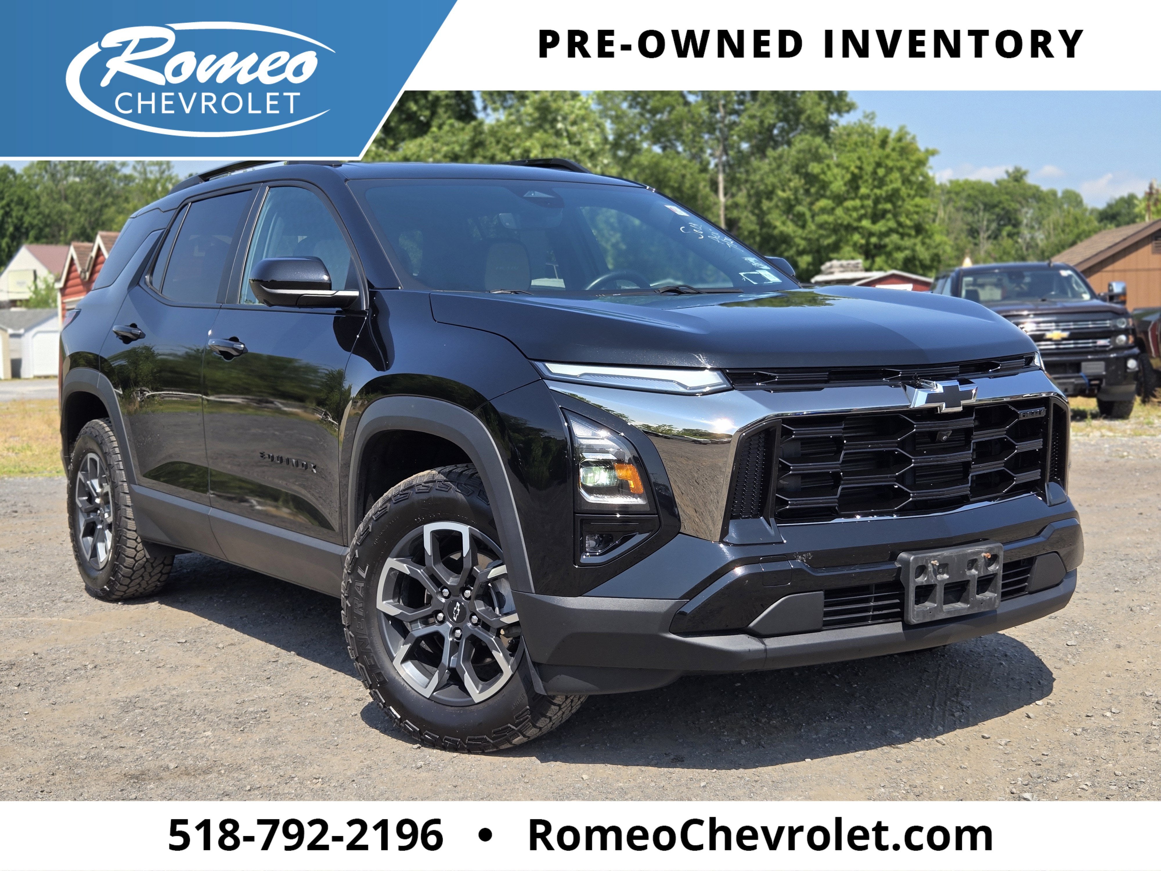 Mosaic Black Metallic 2025 Chevrolet Equinox SUV / Crossover Four-Wheel Drive Automatic