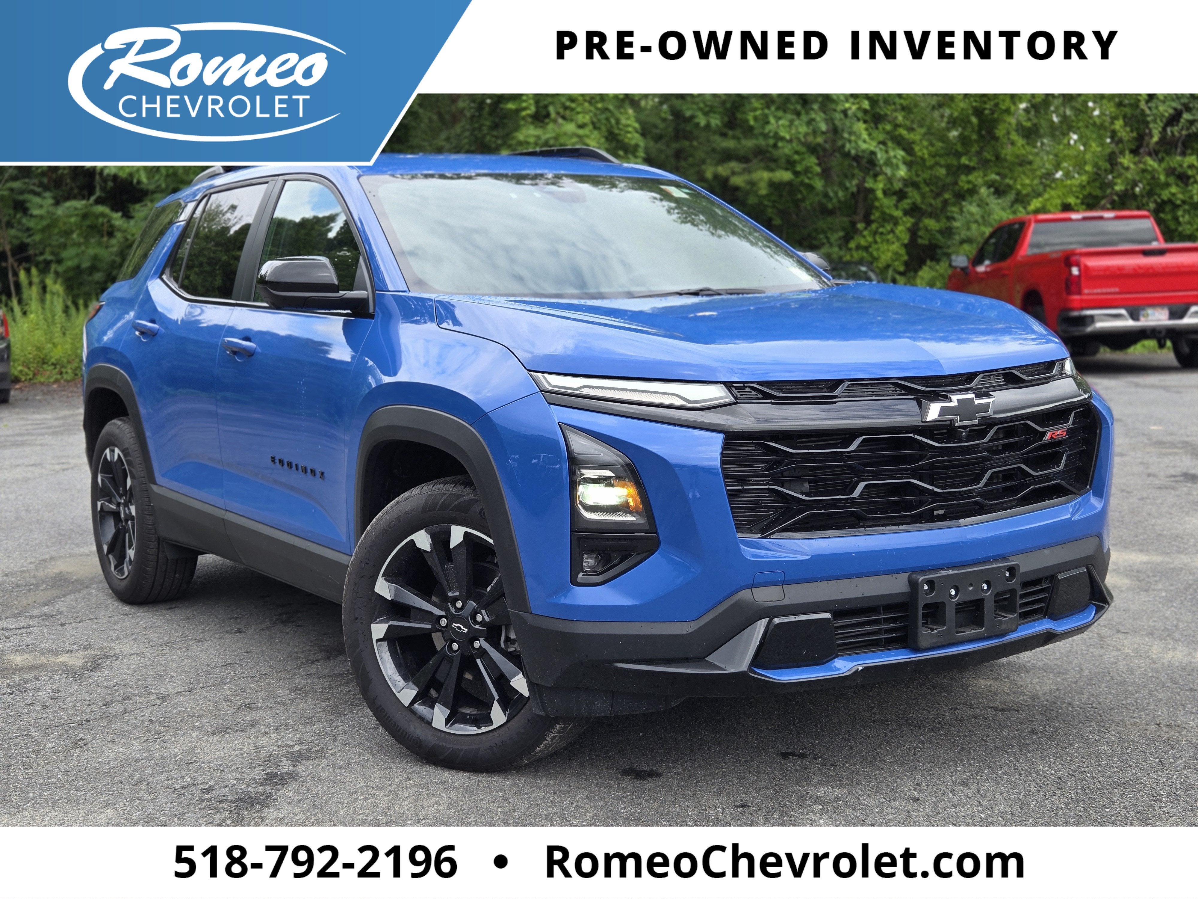 Reef Blue Metallic 2025 Chevrolet Equinox SUV / Crossover Four-Wheel Drive Automatic