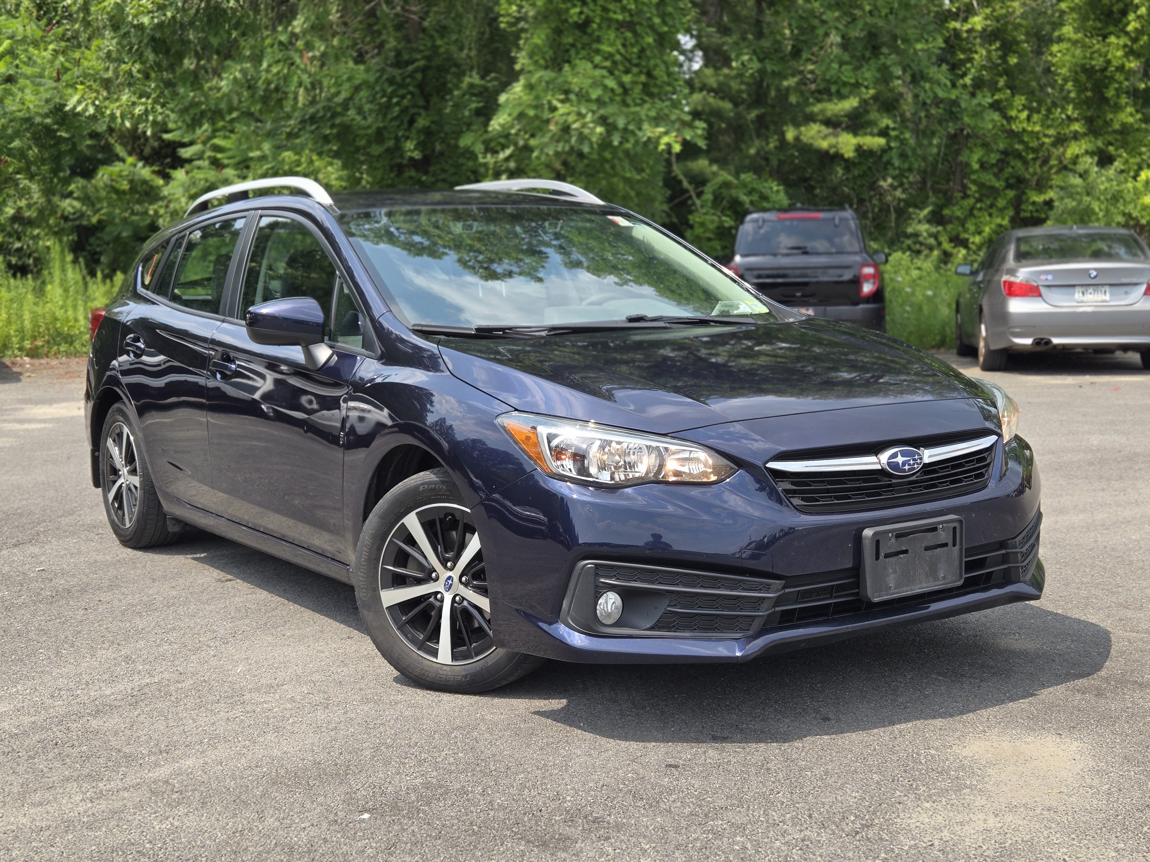 Blue 2020 Subaru Impreza Hatchback All-Wheel Drive Automatic