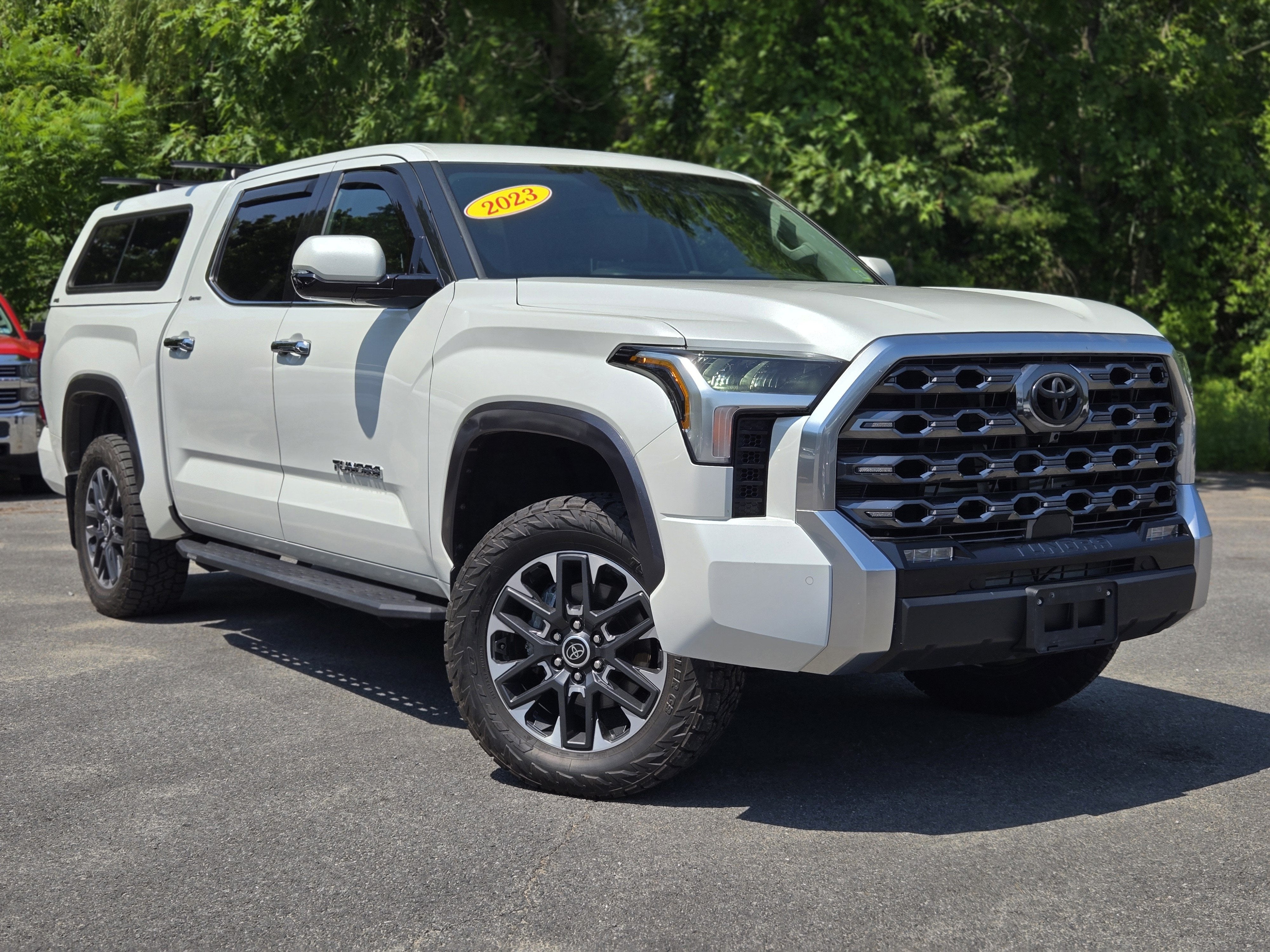 Off-White 2023 Toyota Tundra Pickup Truck Four-Wheel Drive Automatic