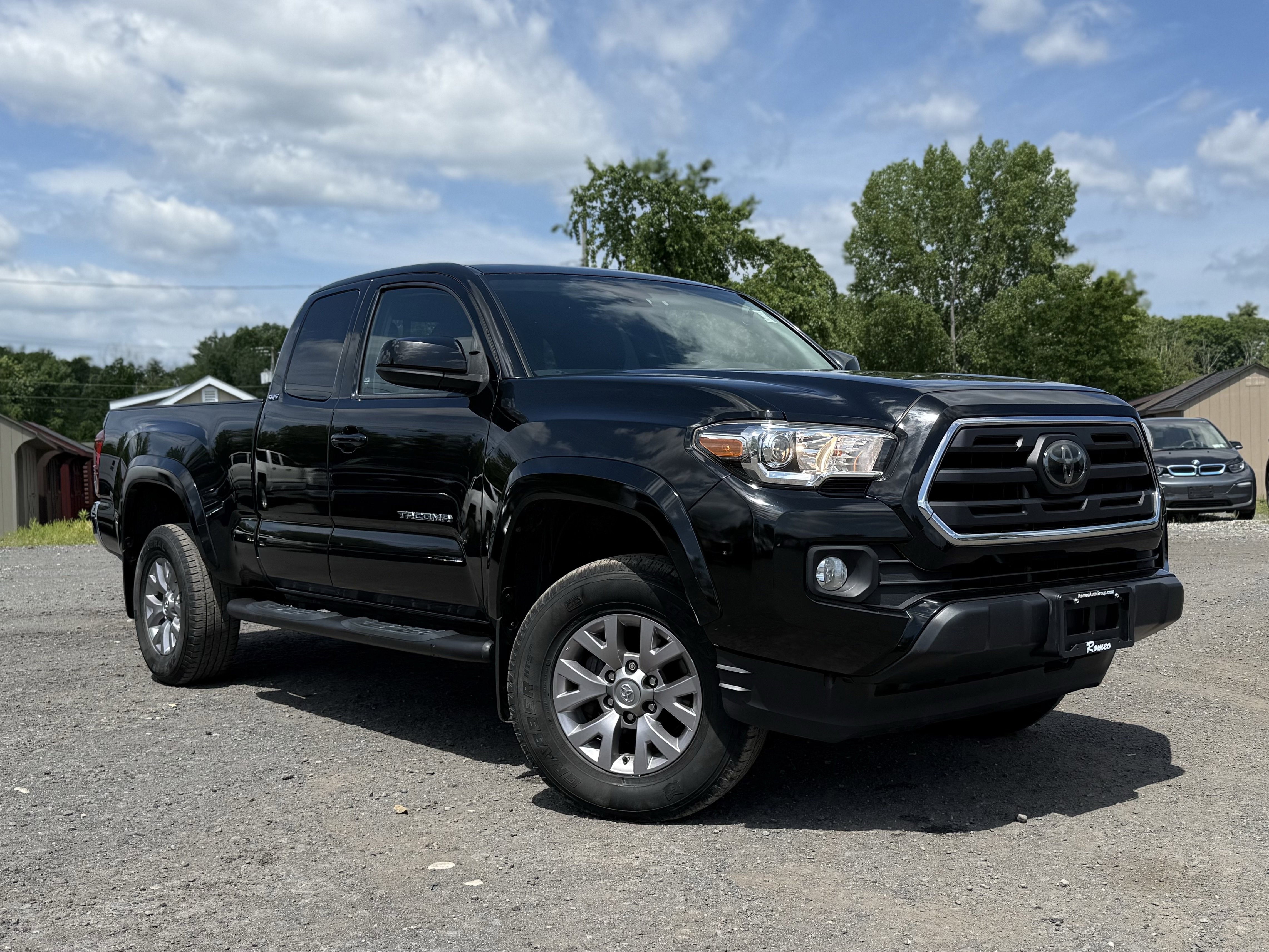 Black 2018 Toyota Tacoma Pickup Truck Four-Wheel Drive Automatic