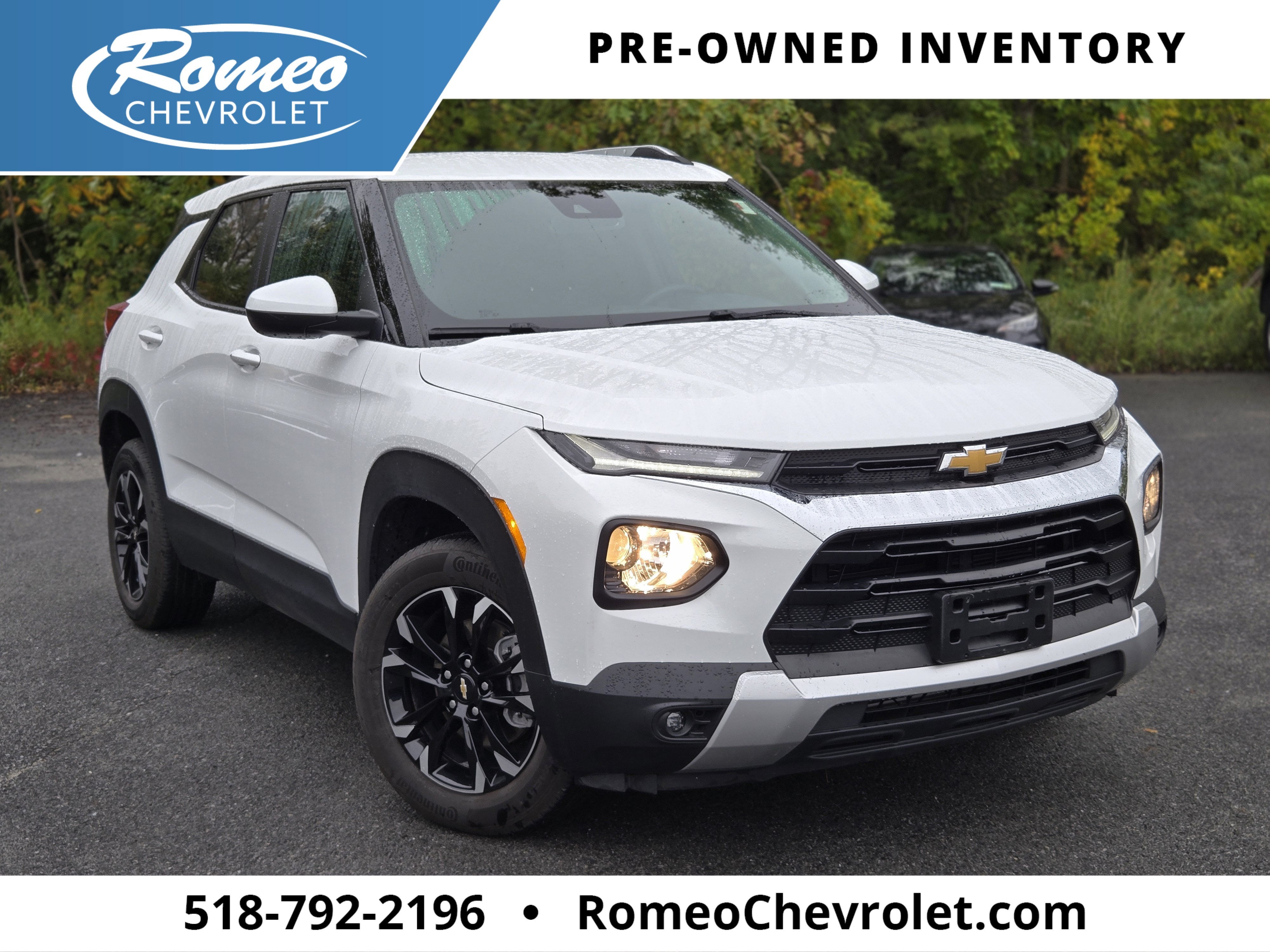 Summit White 2023 Chevrolet Trailblazer SUV / Crossover Four-Wheel Drive Automatic