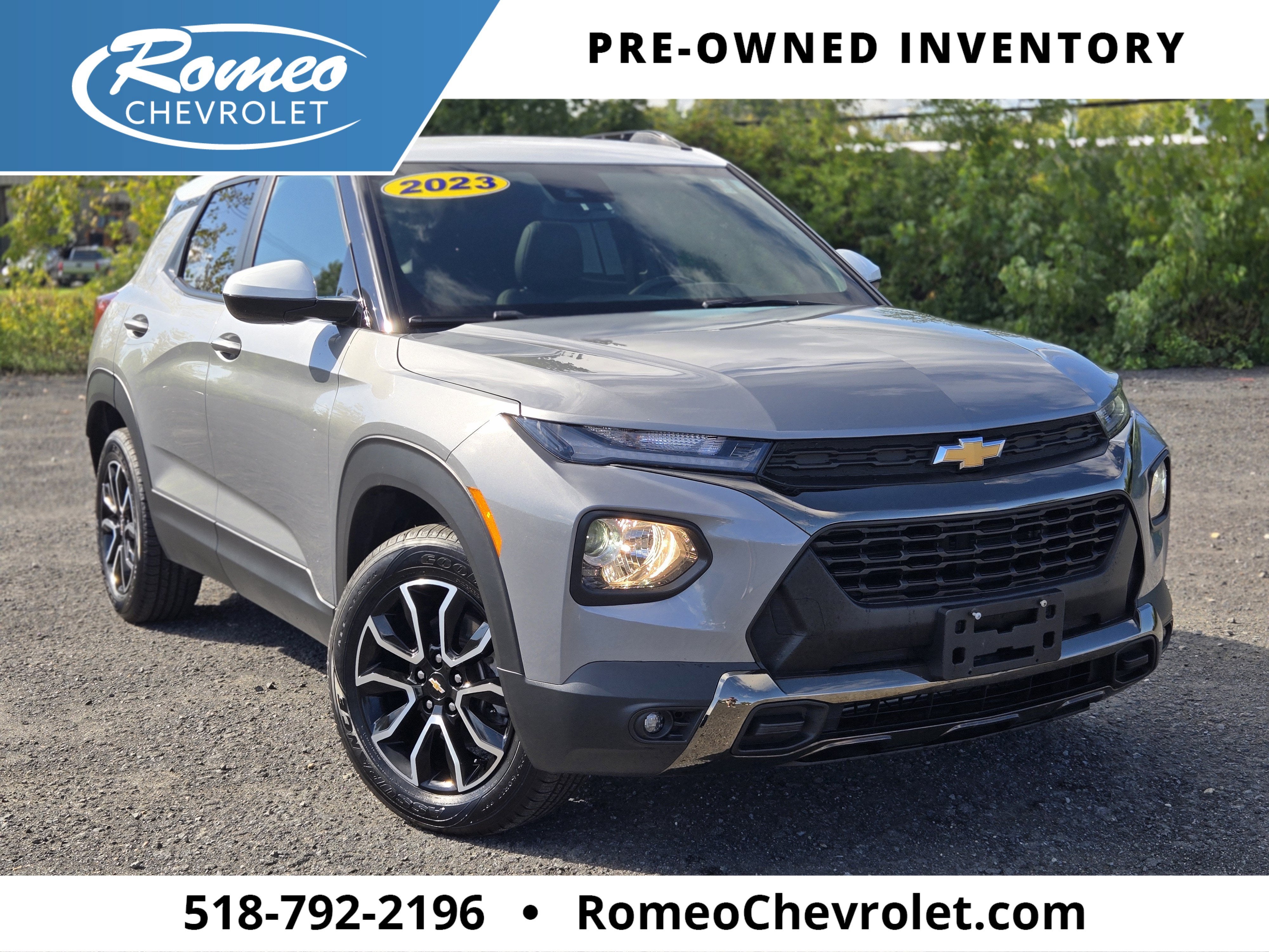 Sterling Gray Metallic 2023 Chevrolet Trailblazer SUV / Crossover Four-Wheel Drive Automatic