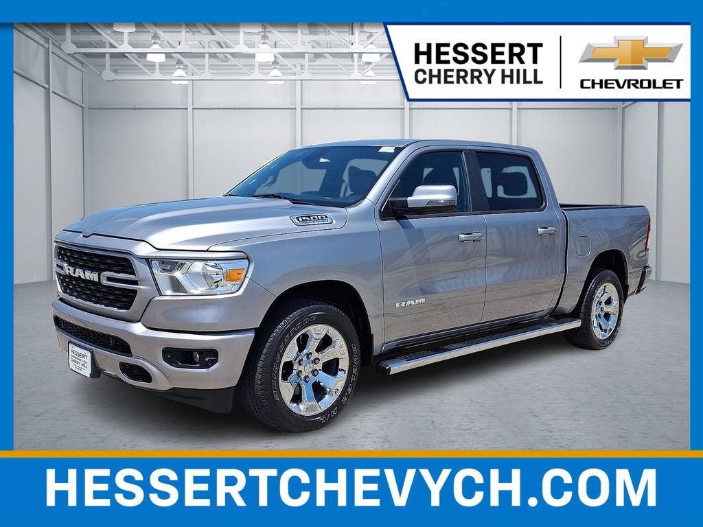 Silver 2023 RAM 1500 Pickup Truck Four-Wheel Drive Automatic