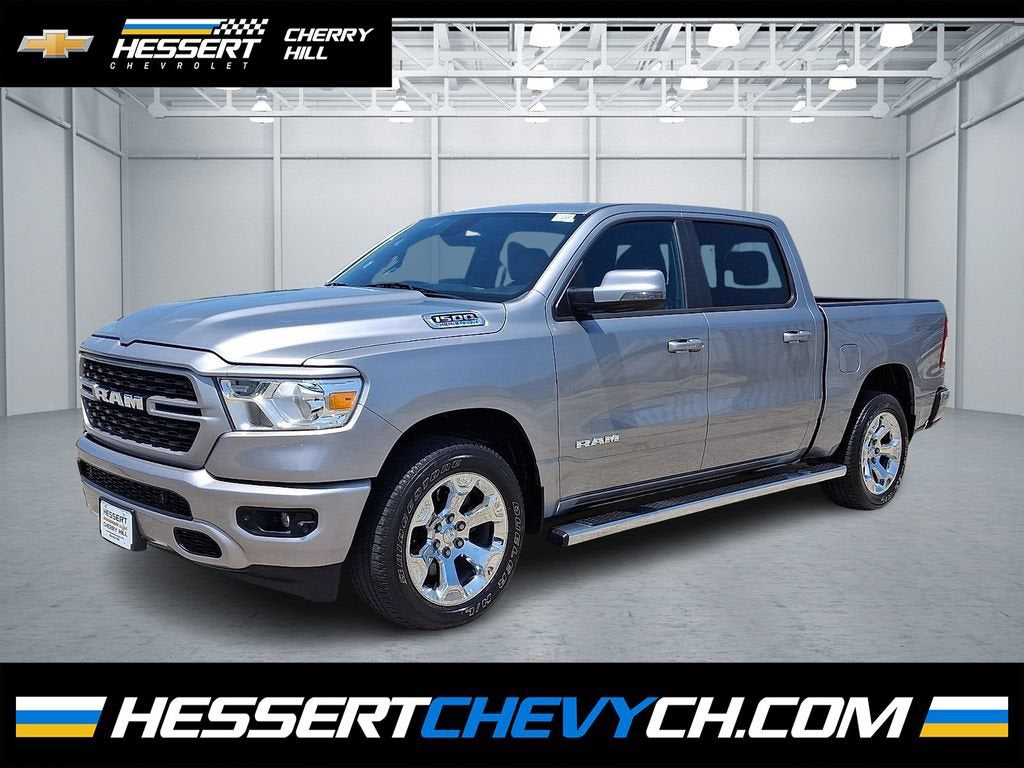 Silver 2023 RAM 1500 Pickup Truck Four-Wheel Drive Automatic