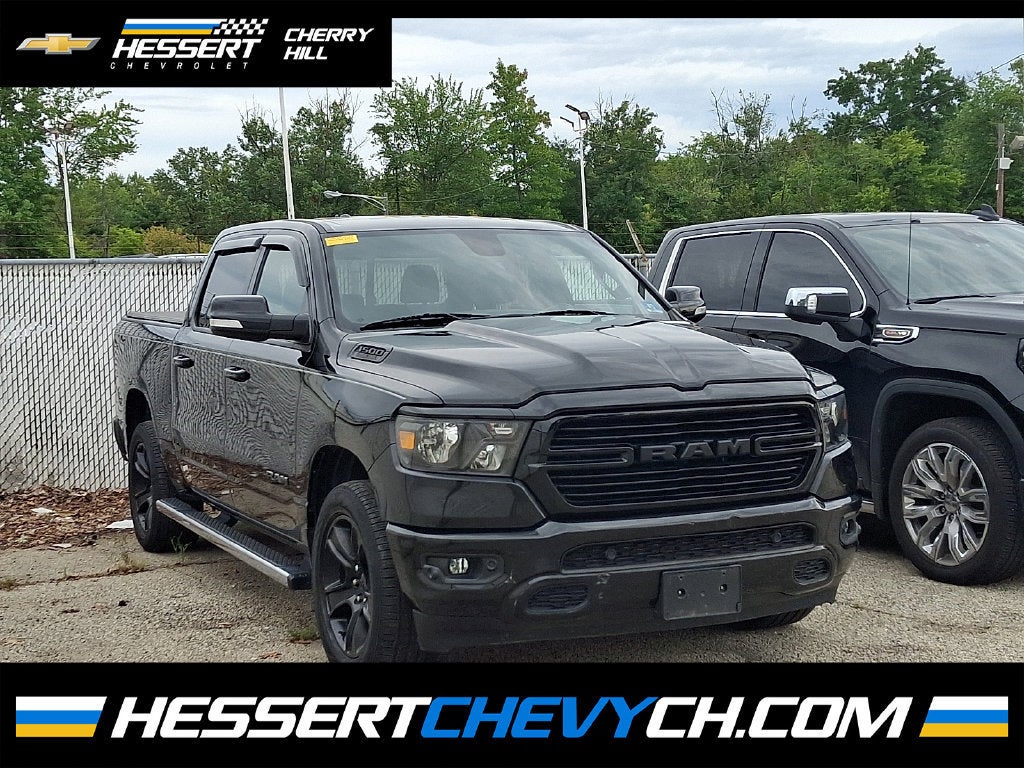 Black 2020 RAM 1500 Pickup Truck Four-Wheel Drive Automatic