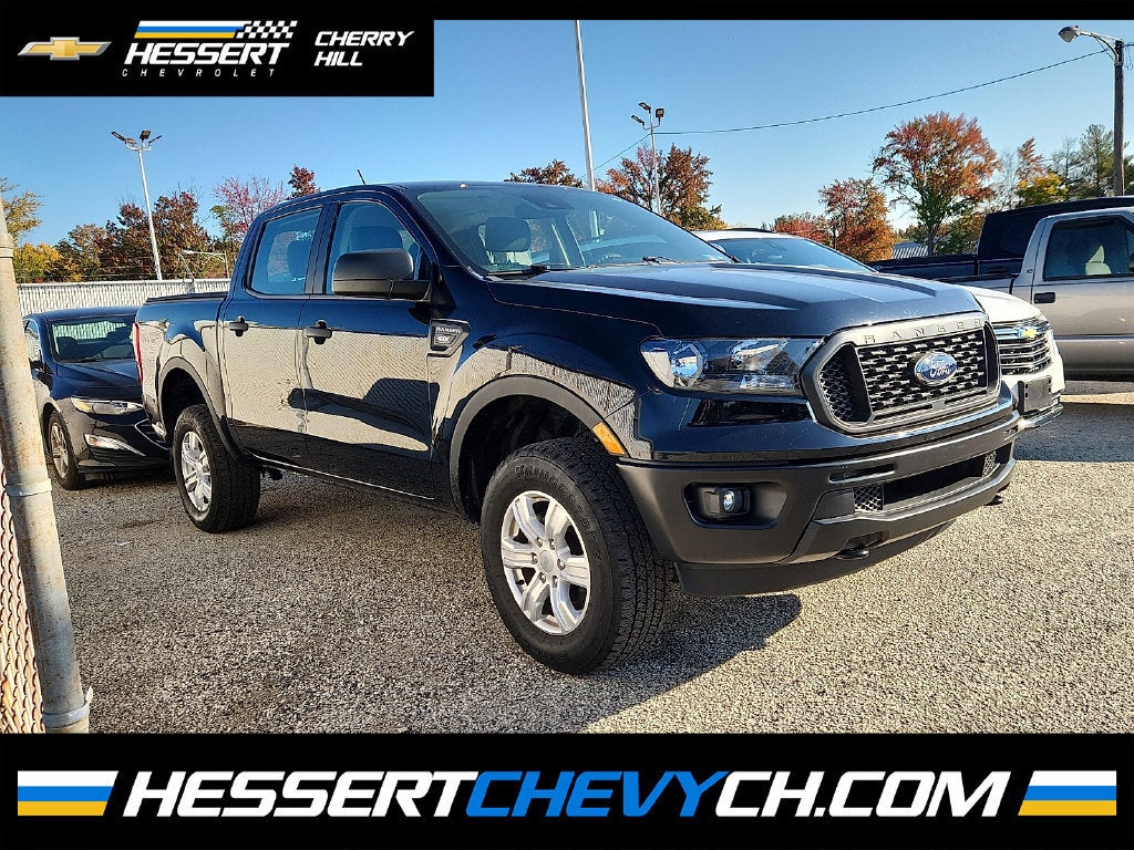 Black 2021 Ford Ranger Pickup Truck Four-Wheel Drive Automatic