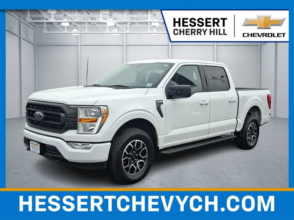 White 2022 Ford F-150 Pickup Truck Four-Wheel Drive Automatic