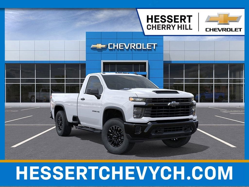 Summit White 2026 Chevrolet Silverado 2500HD Work Truck Regular Cab LB 4WD Pickup Truck Four-Wheel Drive Automatic