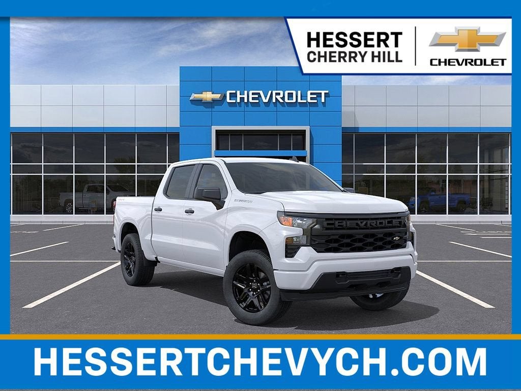 Summit White 2026 Chevrolet Silverado 1500 Pickup Truck Four-Wheel Drive Automatic
