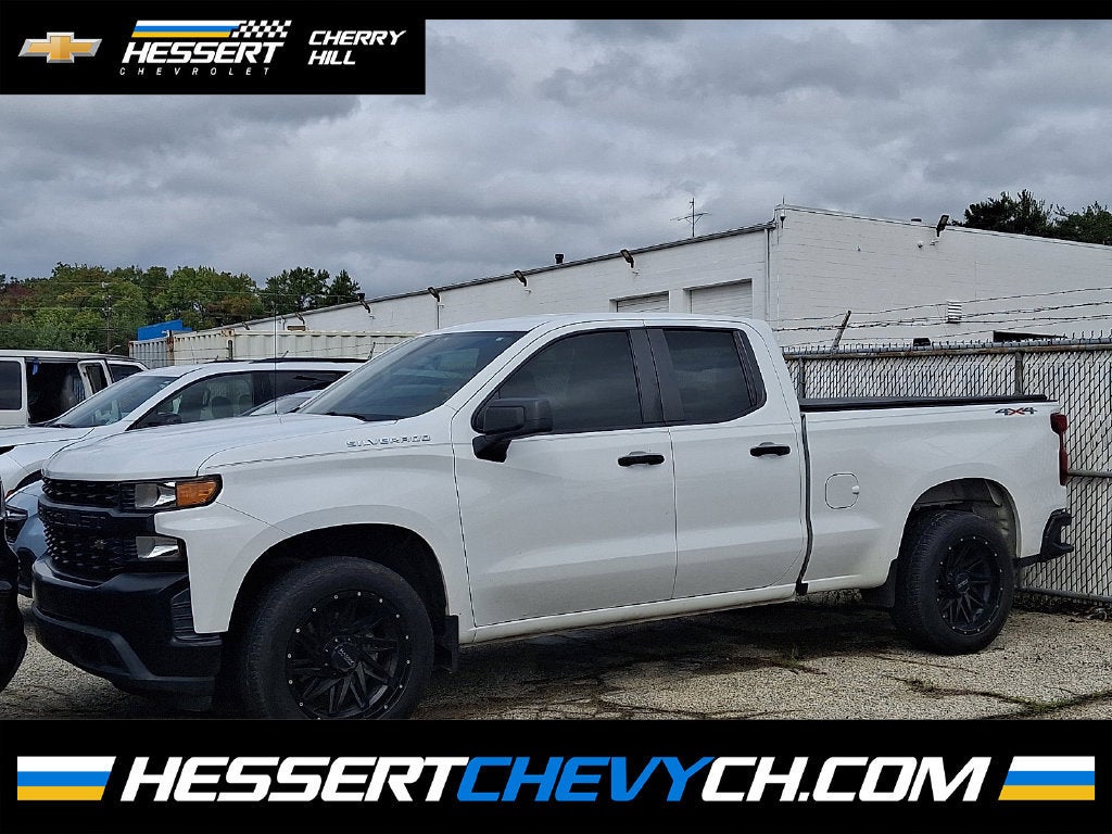 Summit White 2021 Chevrolet Silverado 1500 Pickup Truck Four-Wheel Drive Automatic
